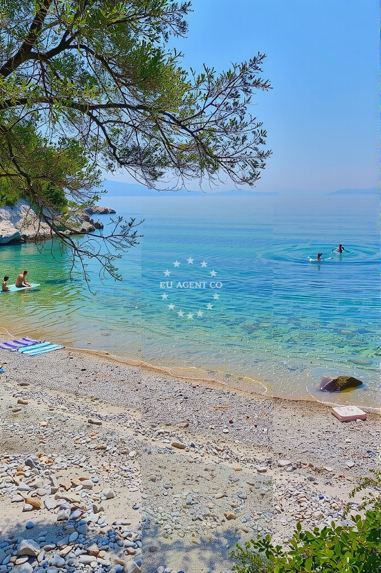 Additional view of Prizinja beach in Girandella 7, Rabac