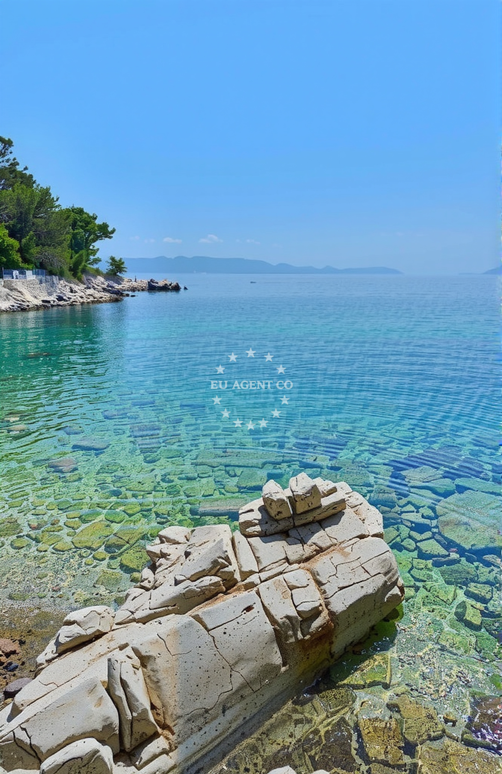 Additional view of Prizinja beach in Girandella 7, Rabac
