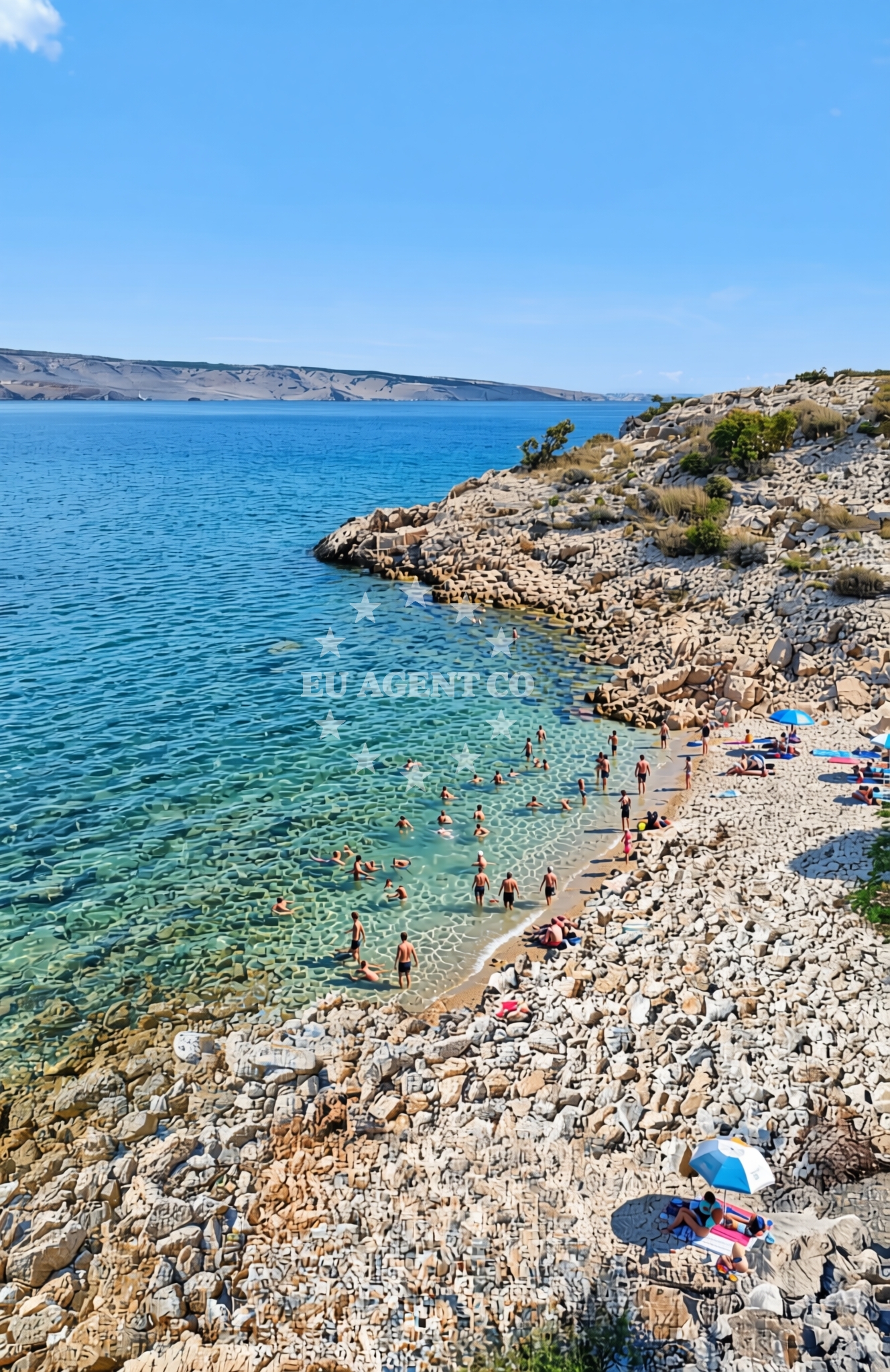 Beach facilities and surroundings at Prizna: beaches and coves (3) in Prizna