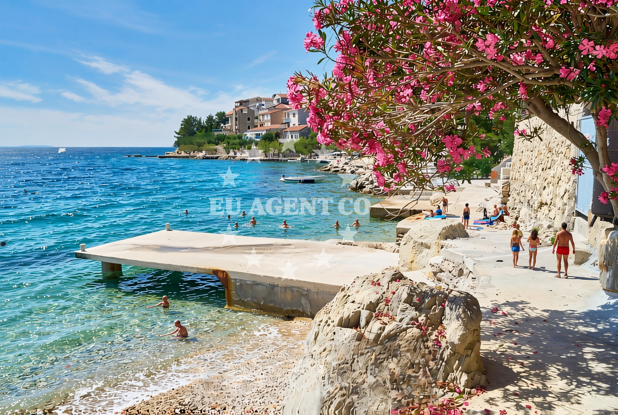 Additional view of Prkanj, Stanići (Omiš) Beach in Prkanj