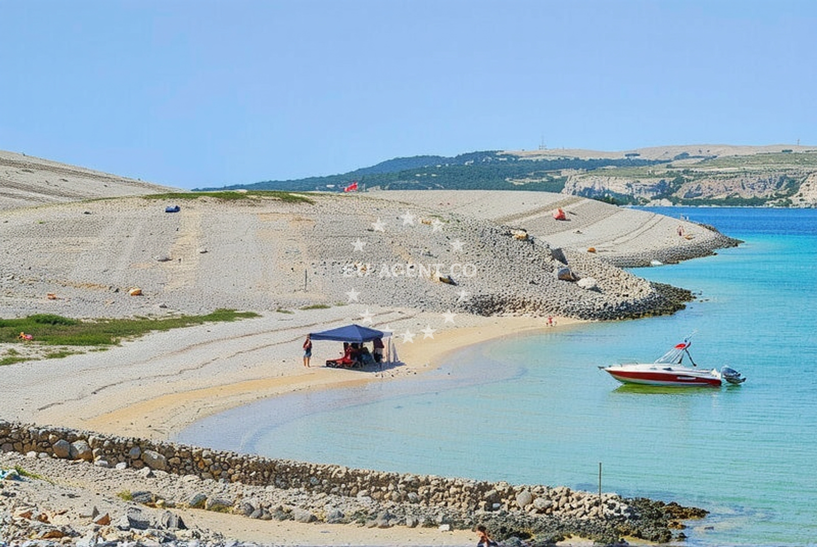 Additional view of Prnjica beach in Vidalići 47, Kustići