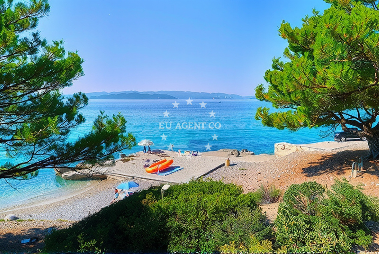 Additional view of Promajna beach in Puntin 19, Promajna