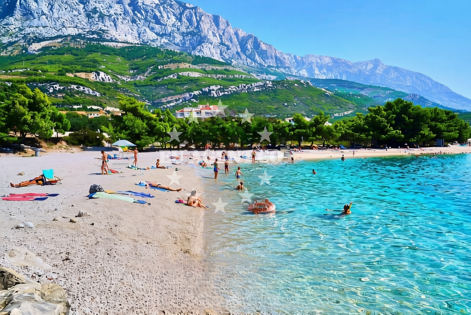 Overview of Promajna, Promajna Beach in Promajna