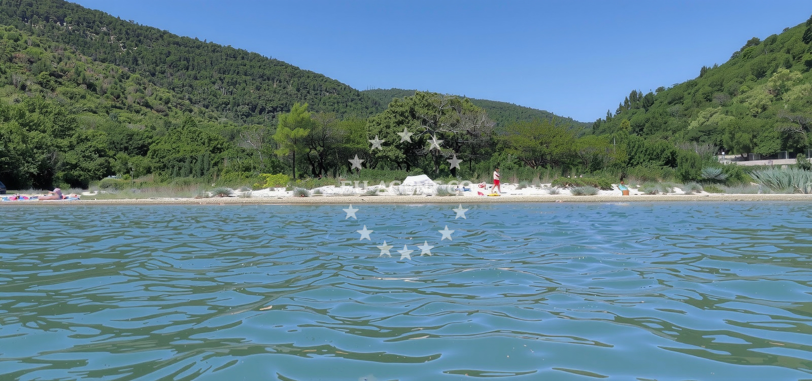 Additional view of Prtlog beach in Gondolići 20a, Labin