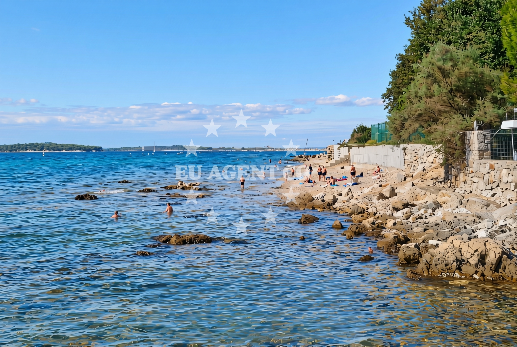 Additional view of Pručanik jug, Biograd na Moru Beach in Pručanik jug