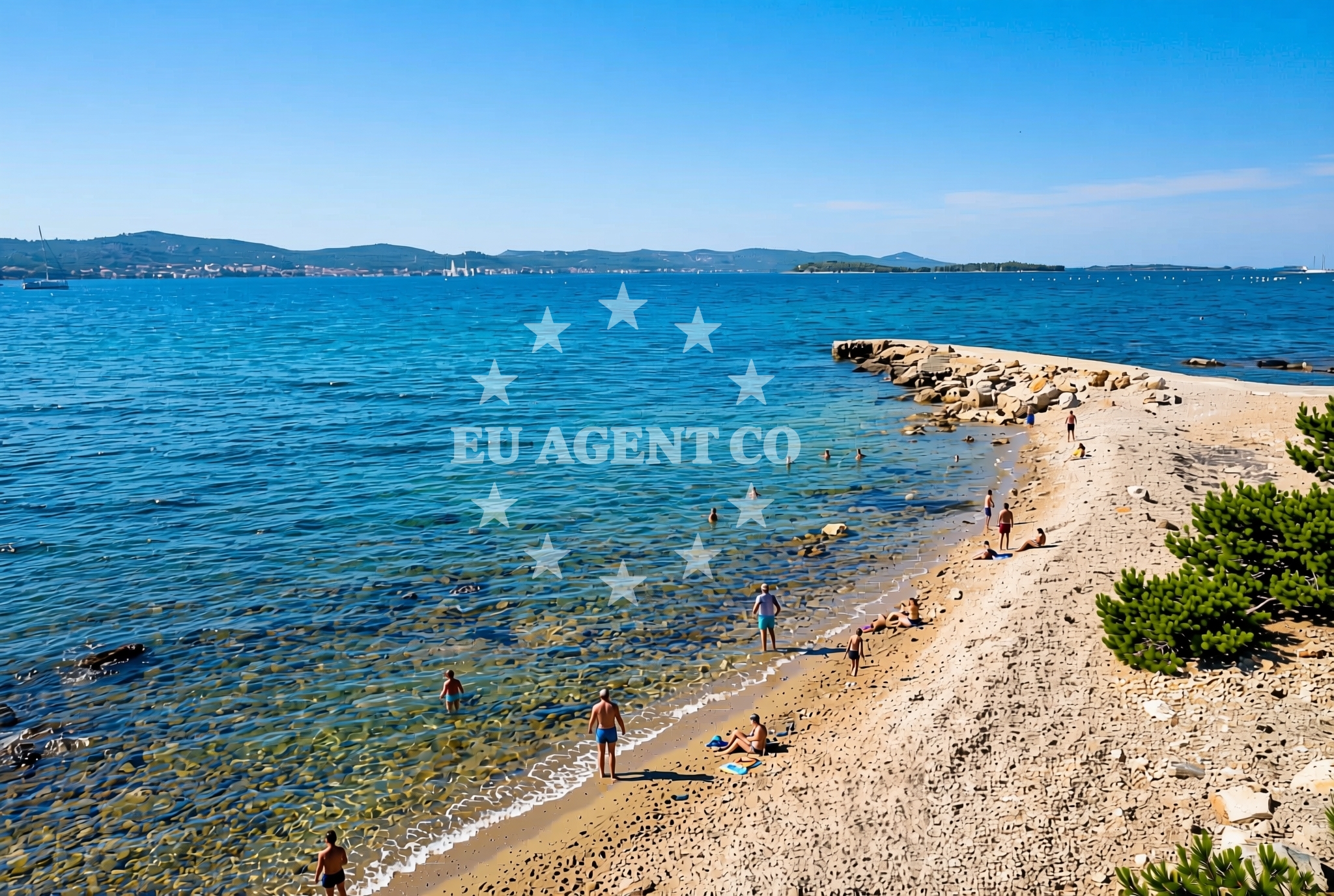 Additional view of Pručanik jug, Biograd na Moru Beach in Pručanik jug