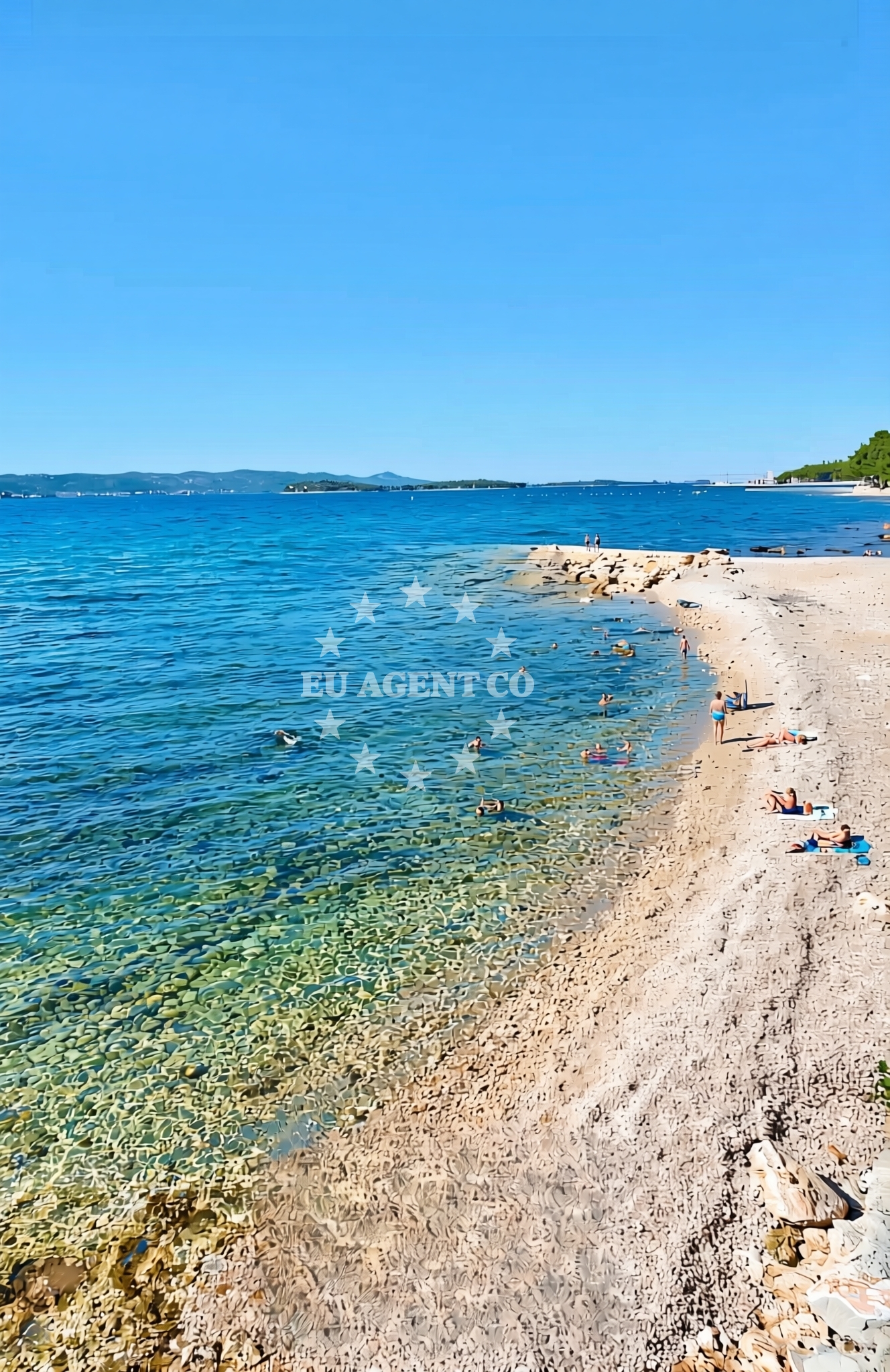 Additional view of Pručanik jug, Biograd na Moru Beach in Pručanik jug