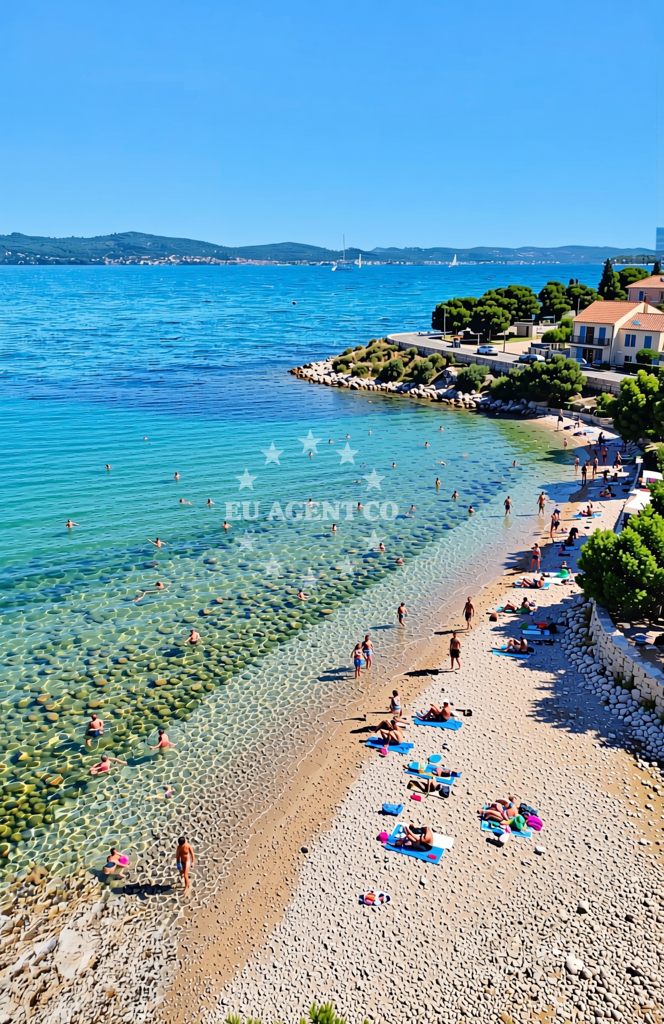 Additional view of Pručanik jug, Biograd na Moru Beach in Pručanik jug