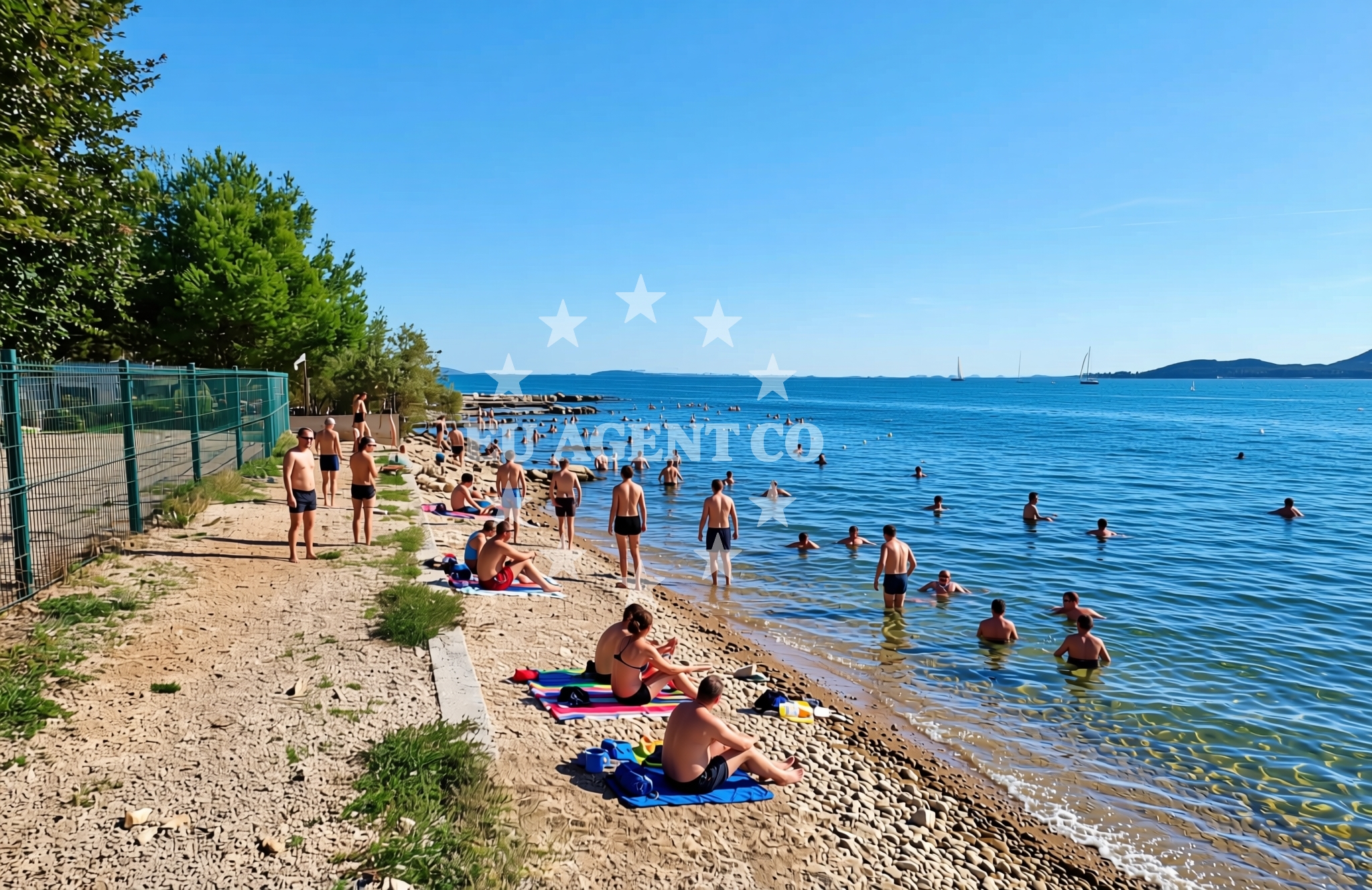 Additional view of Pručanik jug, Biograd na Moru Beach in Pručanik jug