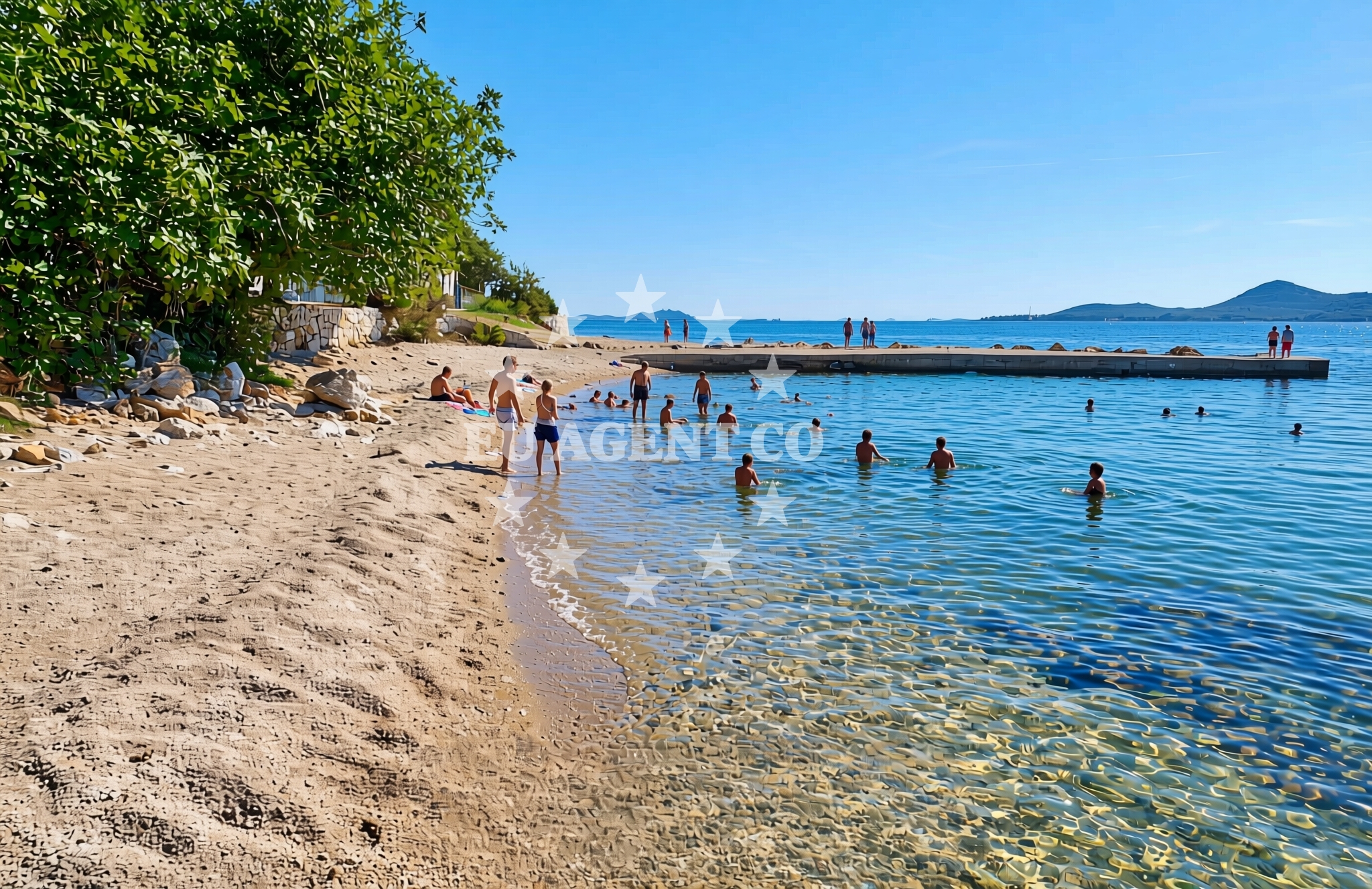 Additional view of Pručanik sjever, Biograd na Moru Beach in Pručanik sjever