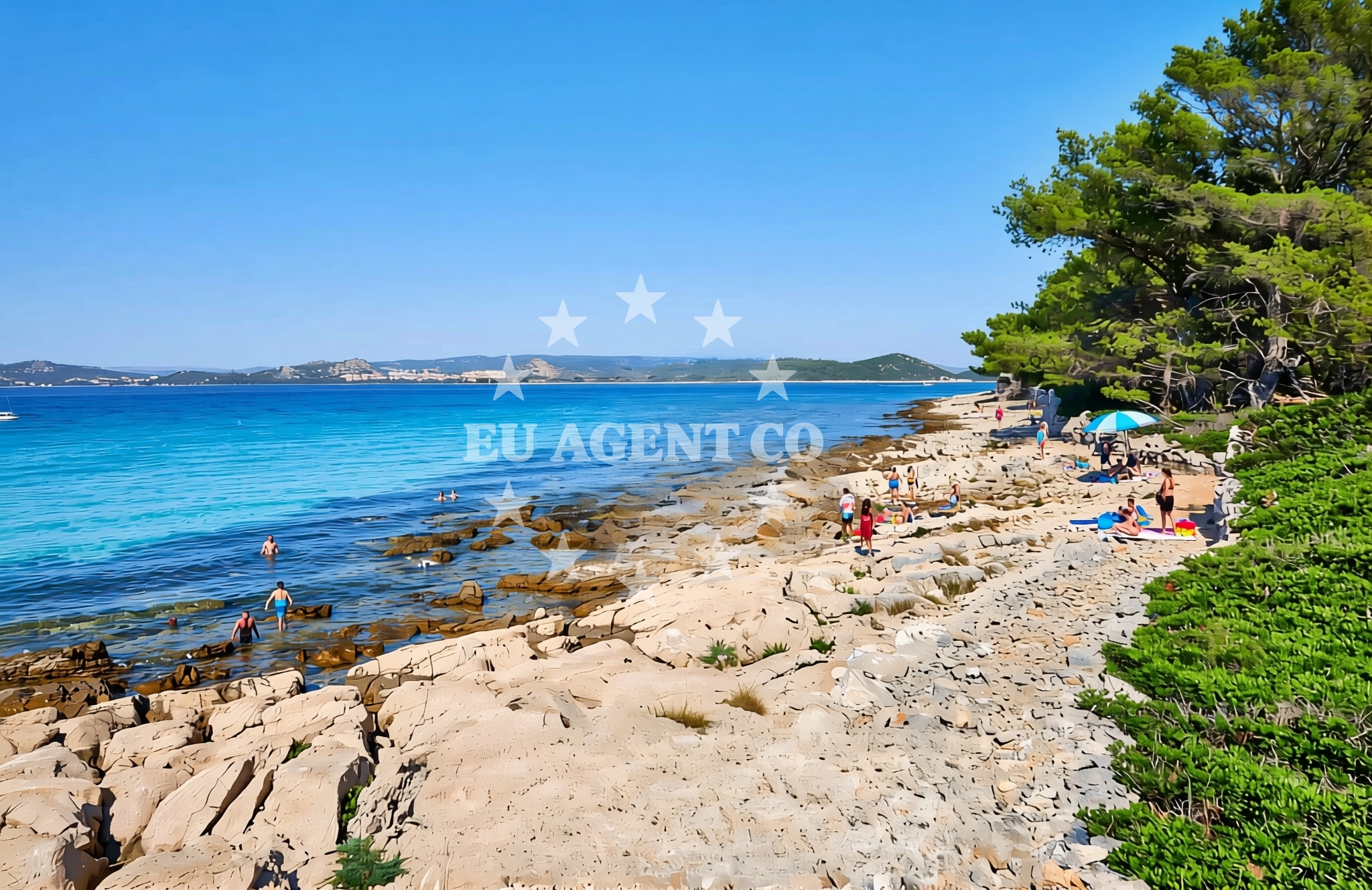 Additional view of Prva dražica, Vrgada (Vrgada) Beach in Prva dražica