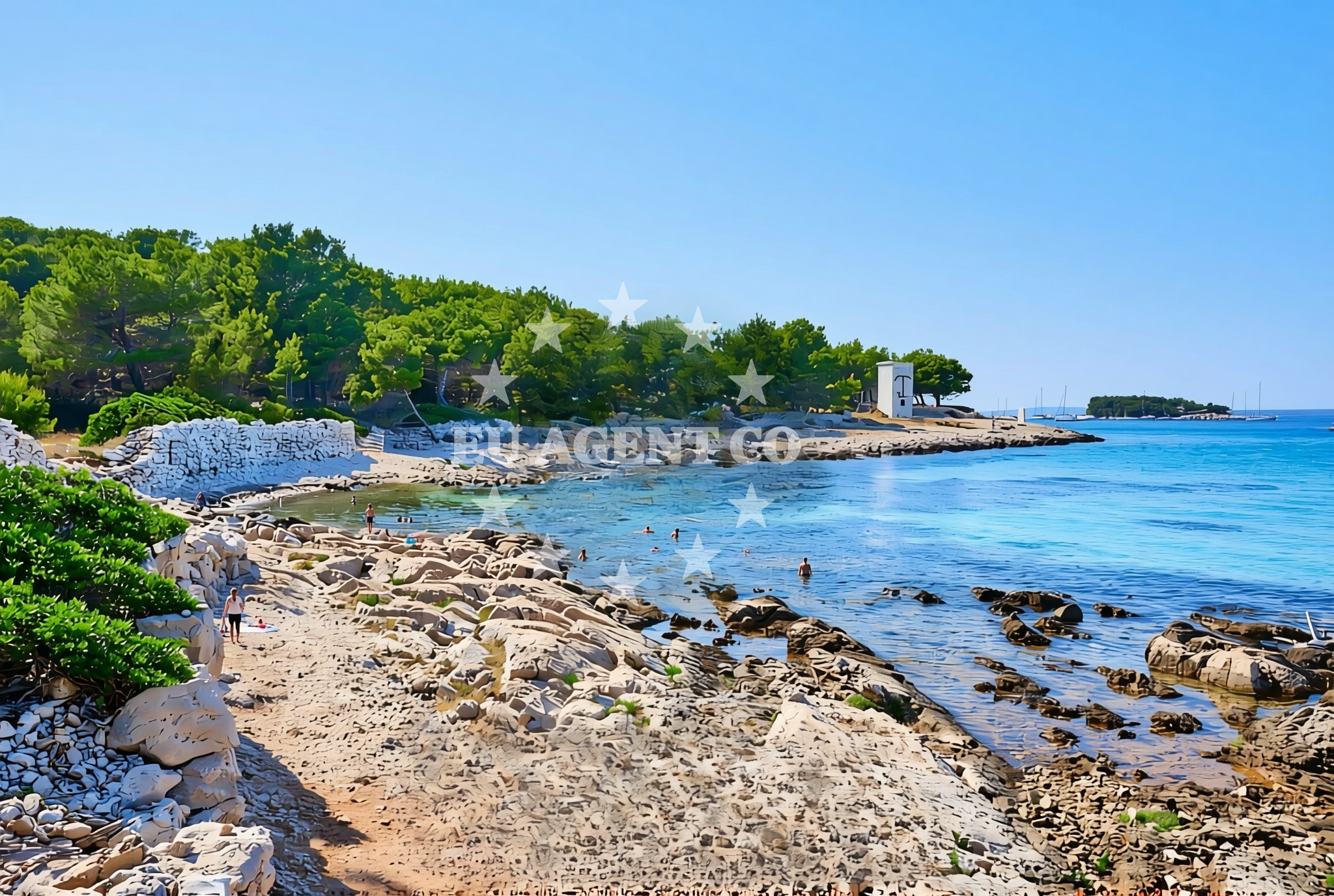 Additional view of Prva dražica, Vrgada (Vrgada) Beach in Prva dražica