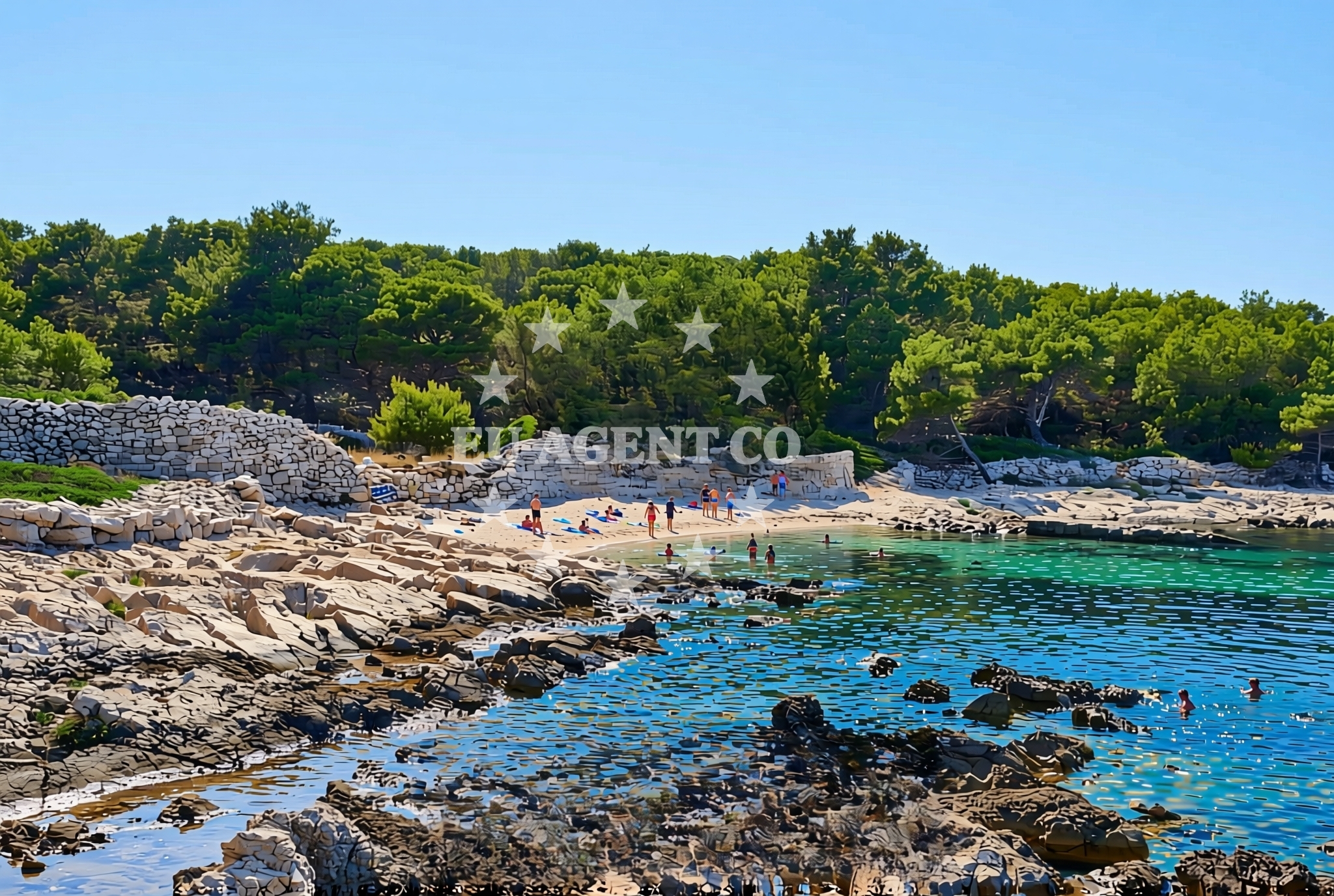 Additional view of Prva dražica, Vrgada (Vrgada) Beach in Prva dražica