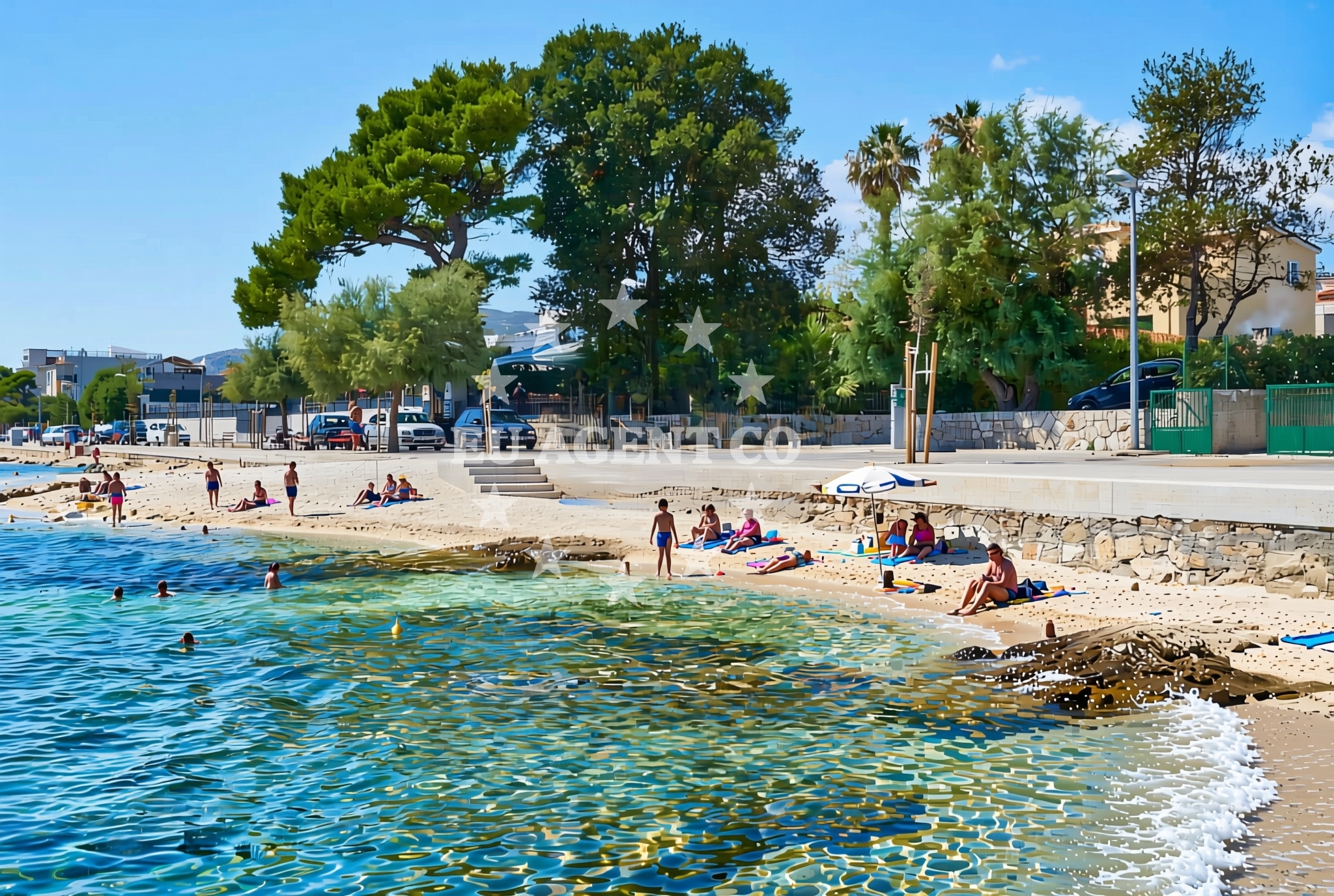 Additional view of Prvi nasip, Kaštel Stari Beach in Prvi nasip
