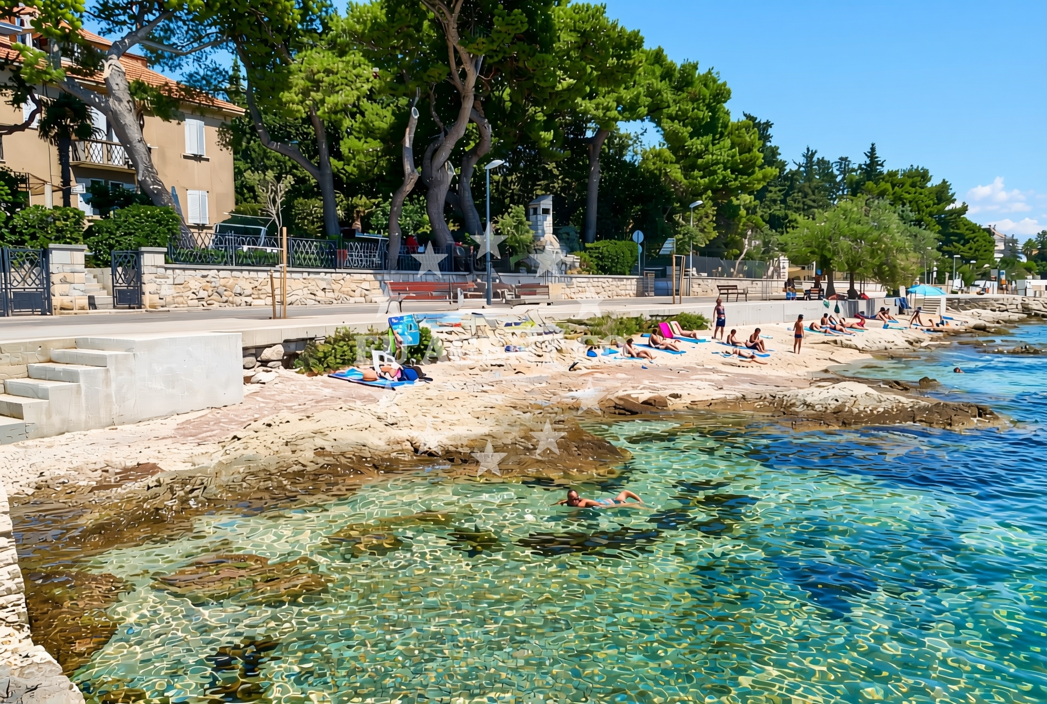 Additional view of Prvi nasip, Kaštel Stari Beach in Prvi nasip
