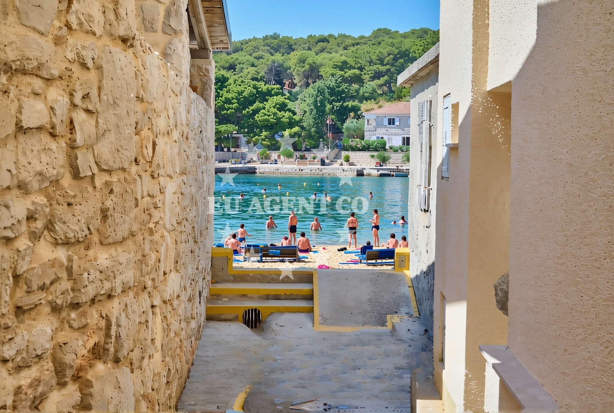Shoreline and swimming area at Prvić Luka (Prvić): beaches and coves (5) in Prvić Luka (Prvić)