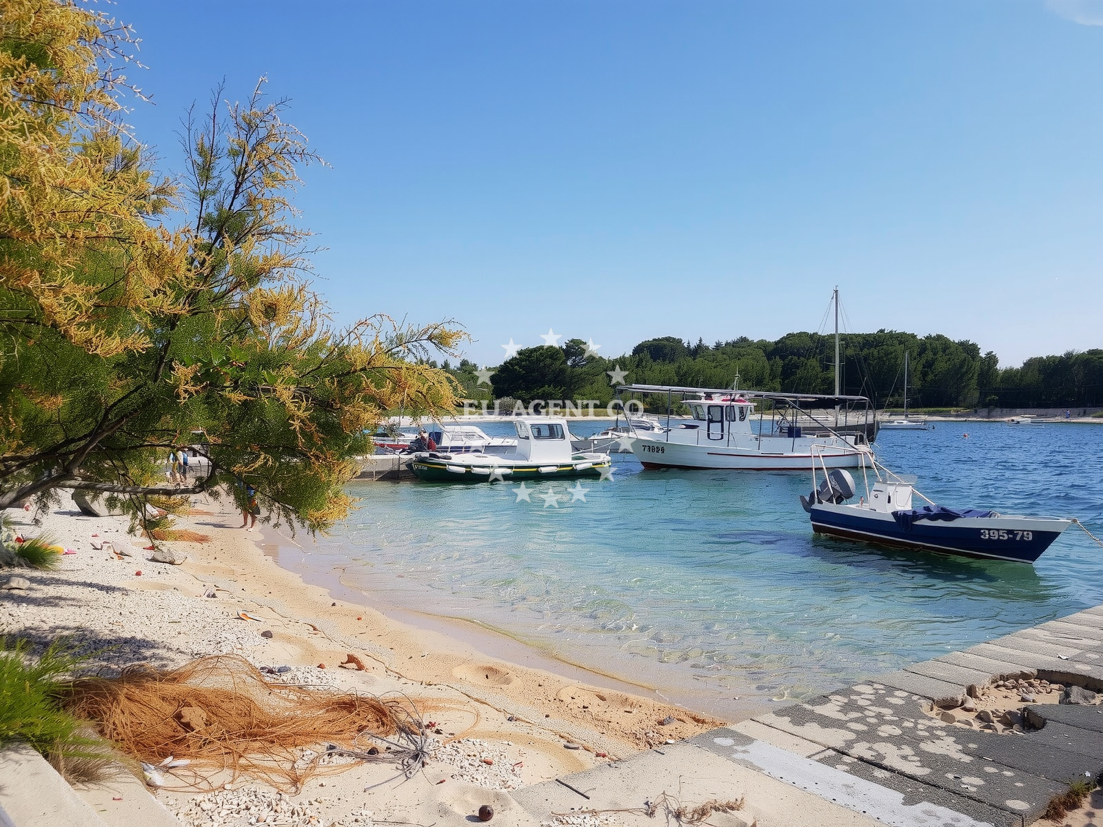 Additional view of Prvic Sepurine beach in ULICA IX JUŽNA OBALA 111, Prvić Šepurine