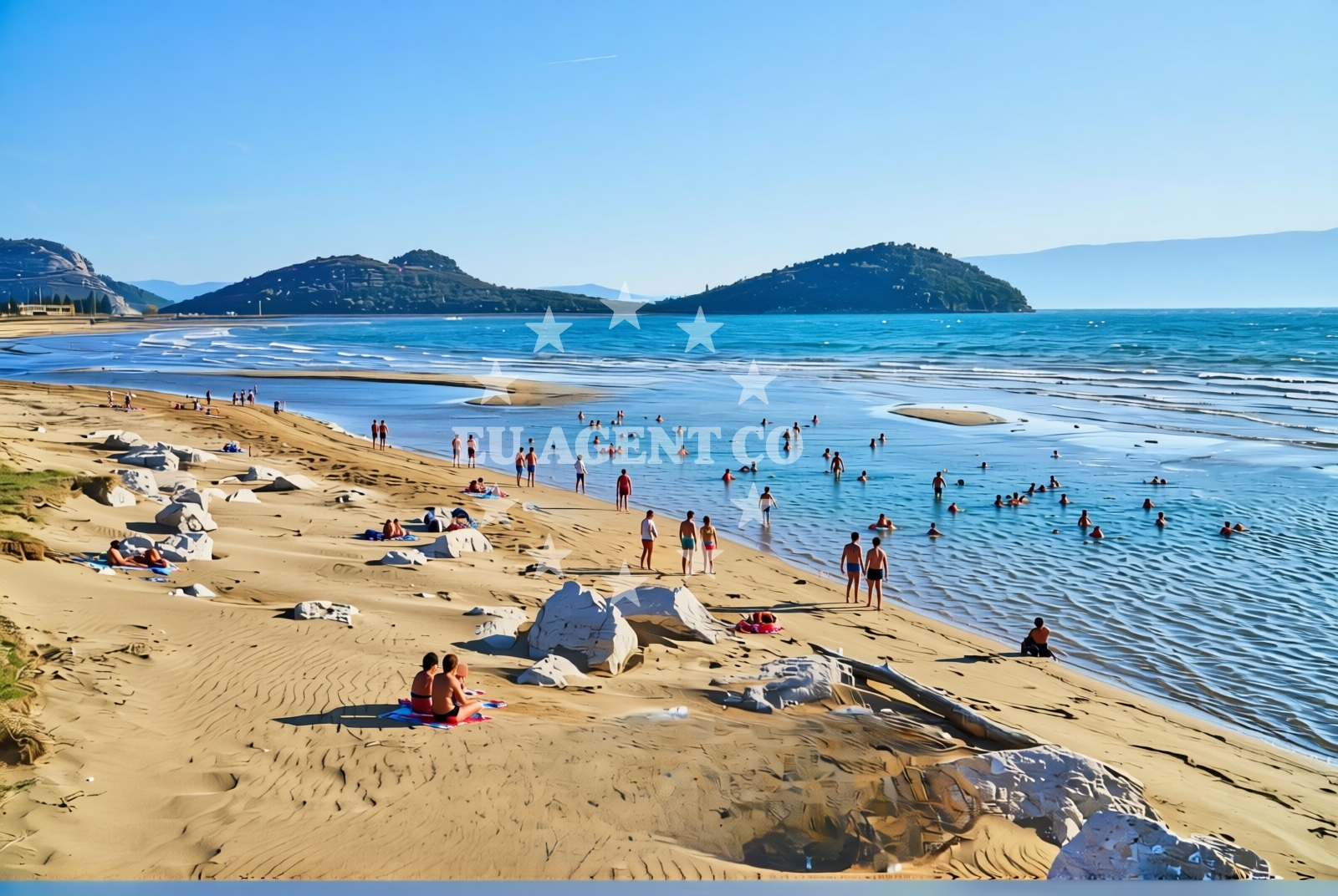 Overview of Pržinovac: beaches and coves in Pržinovac