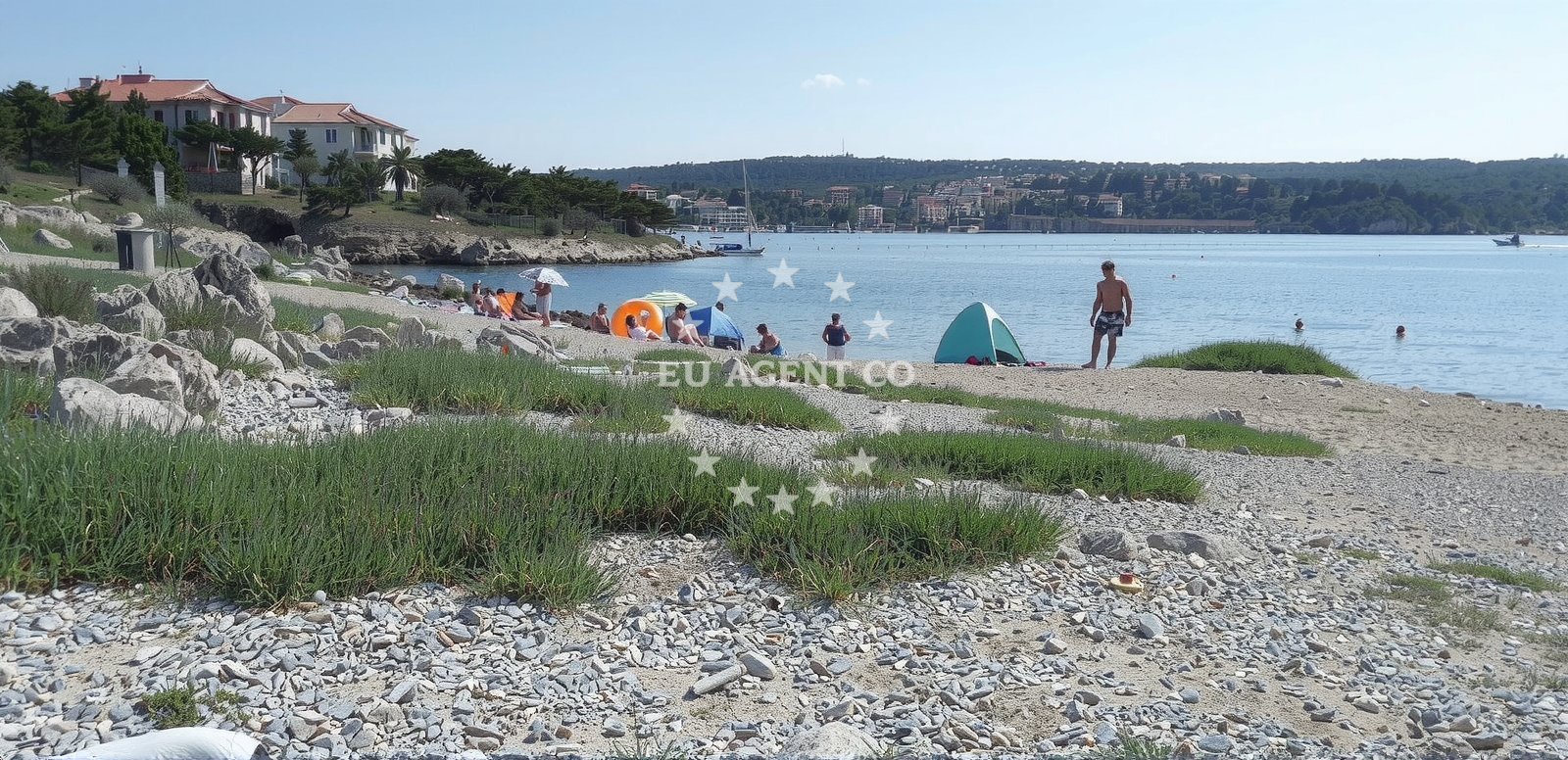 Sea and coastal view of Pseca Plaza Silo in Lokvišća 23, Šilo