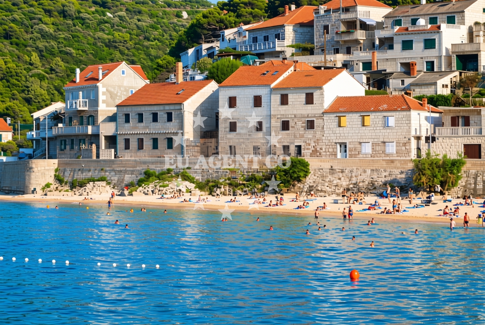 Shoreline and swimming area at Pučišća (Brač): beaches and coves (2) in Pučišća (Brač)