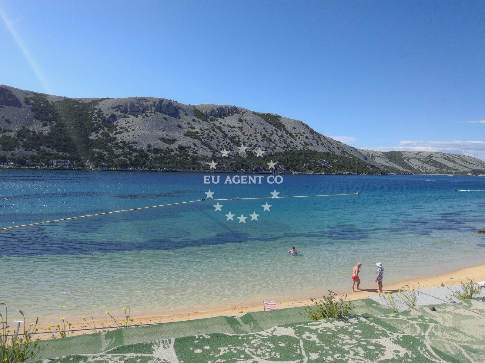 Additional view of Pudarica beach in 574 Barbat, Rab