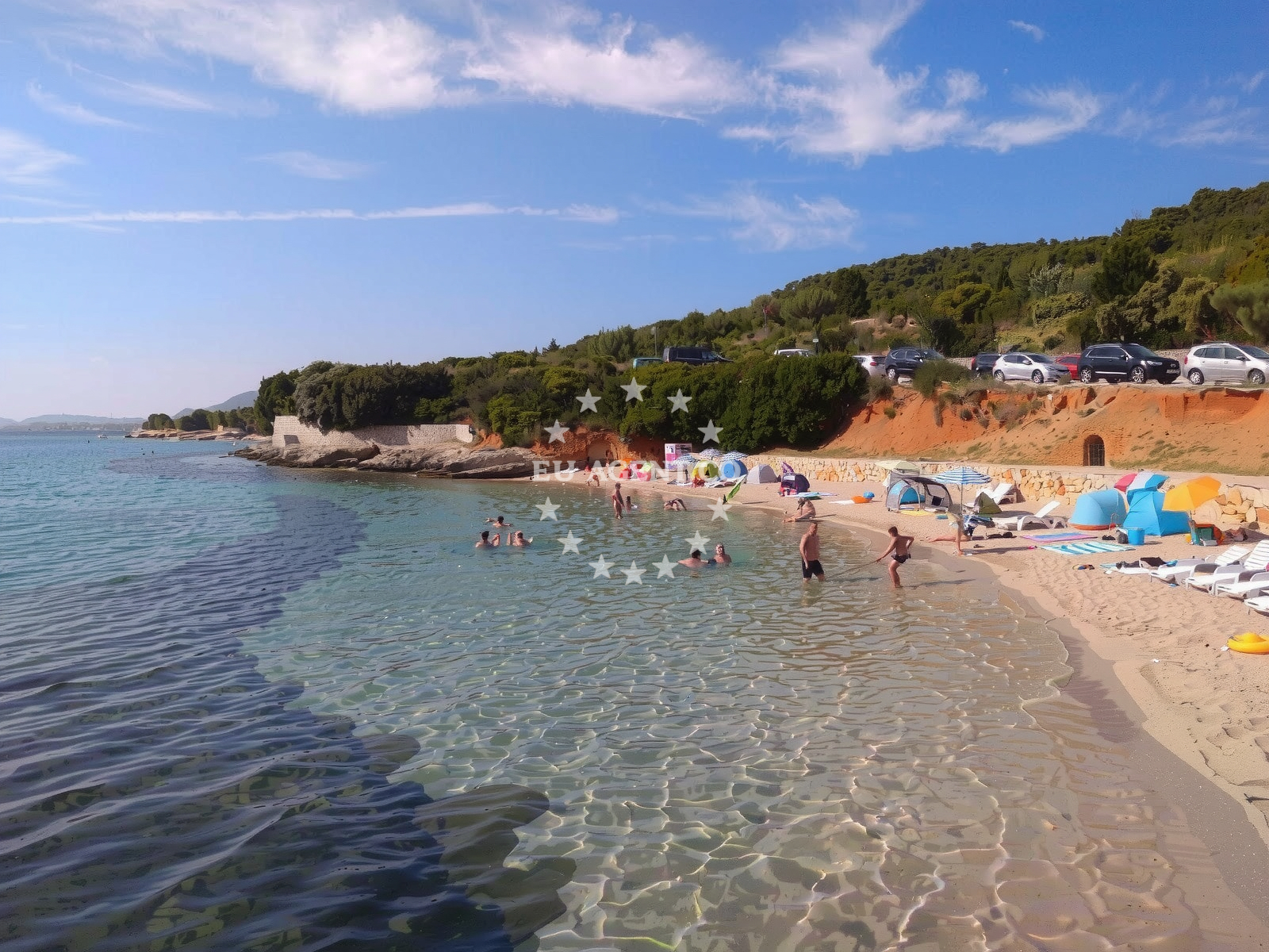Additional view of Pudarica beach in 574 Barbat, Rab