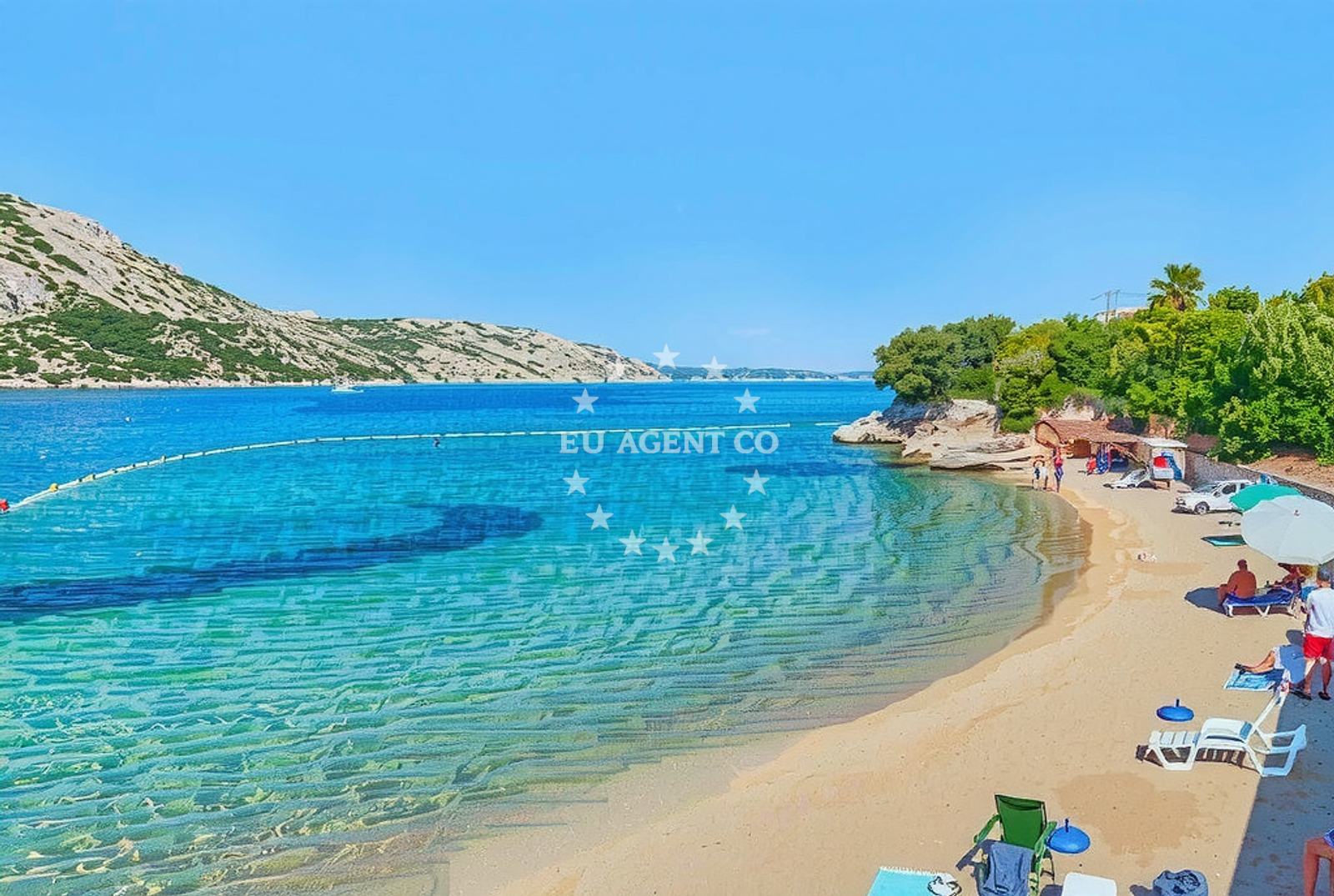 Additional view of Pudarica beach in 574 Barbat, Rab
