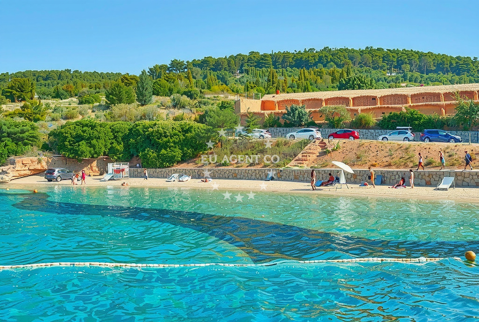 Additional view of Pudarica beach in 574 Barbat, Rab