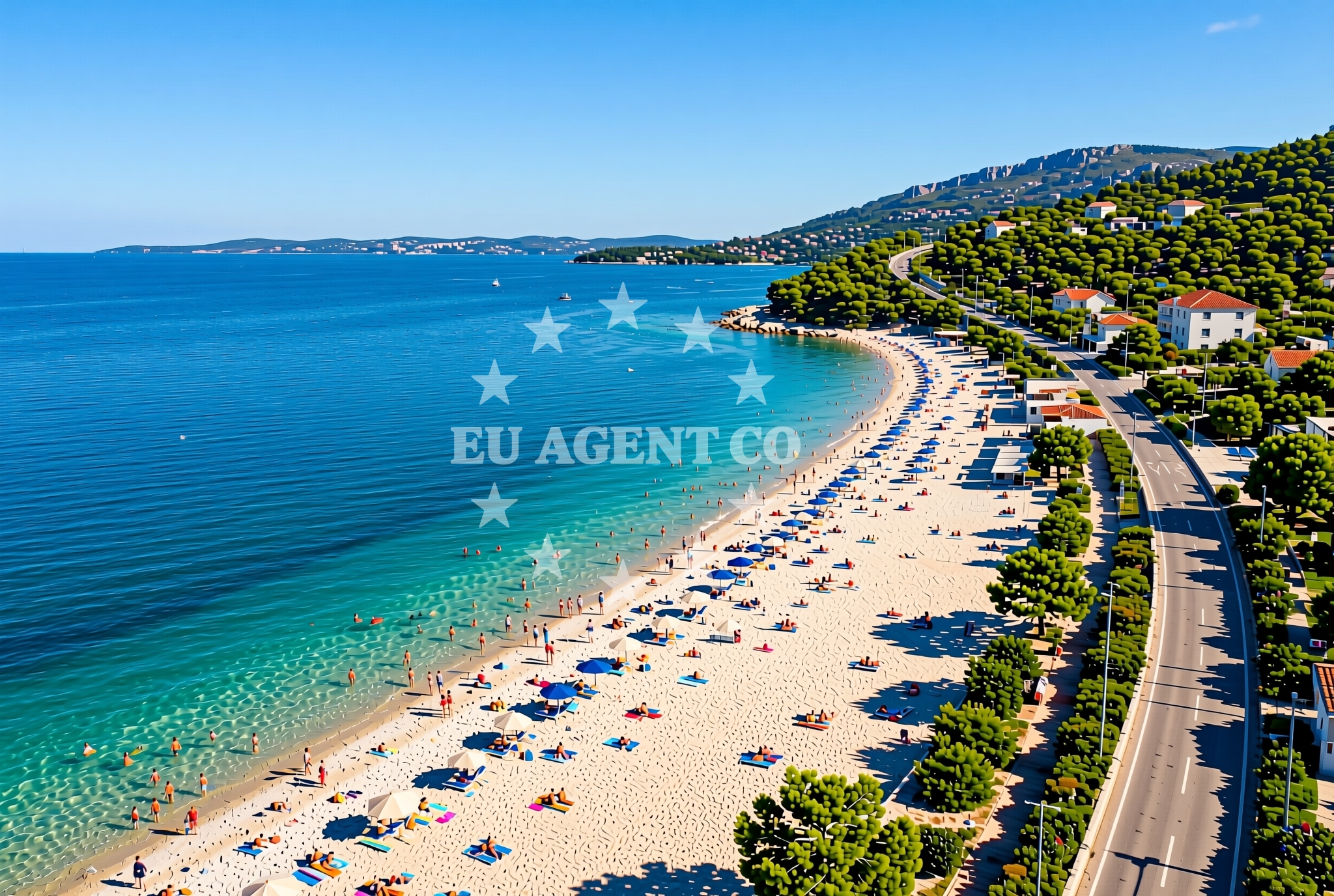 Beach facilities and surroundings at Pula: beaches and coves (37) in Pula