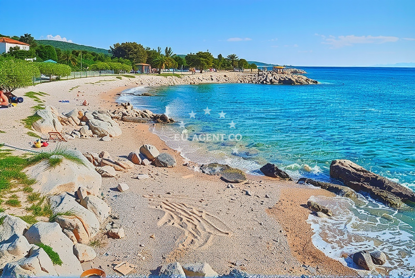 Additional view of Punat beach II in Buka ulica 15, Punat