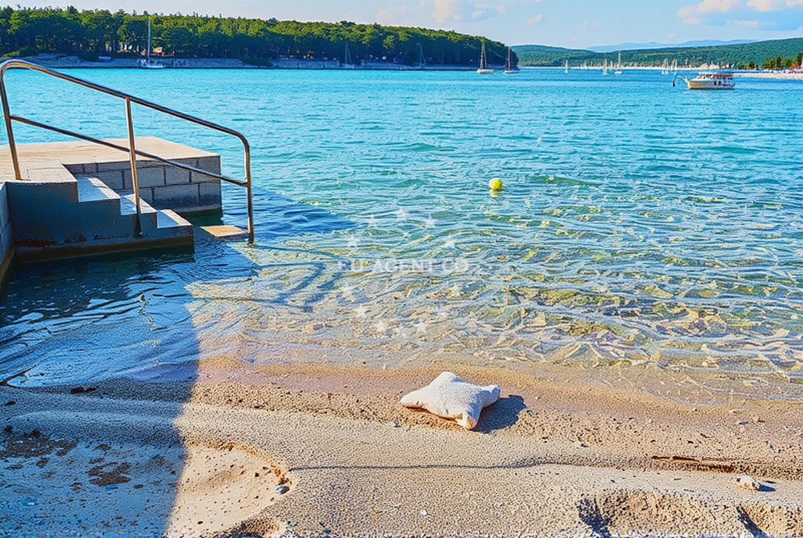 Additional view of Punat beach II in Buka ulica 15, Punat