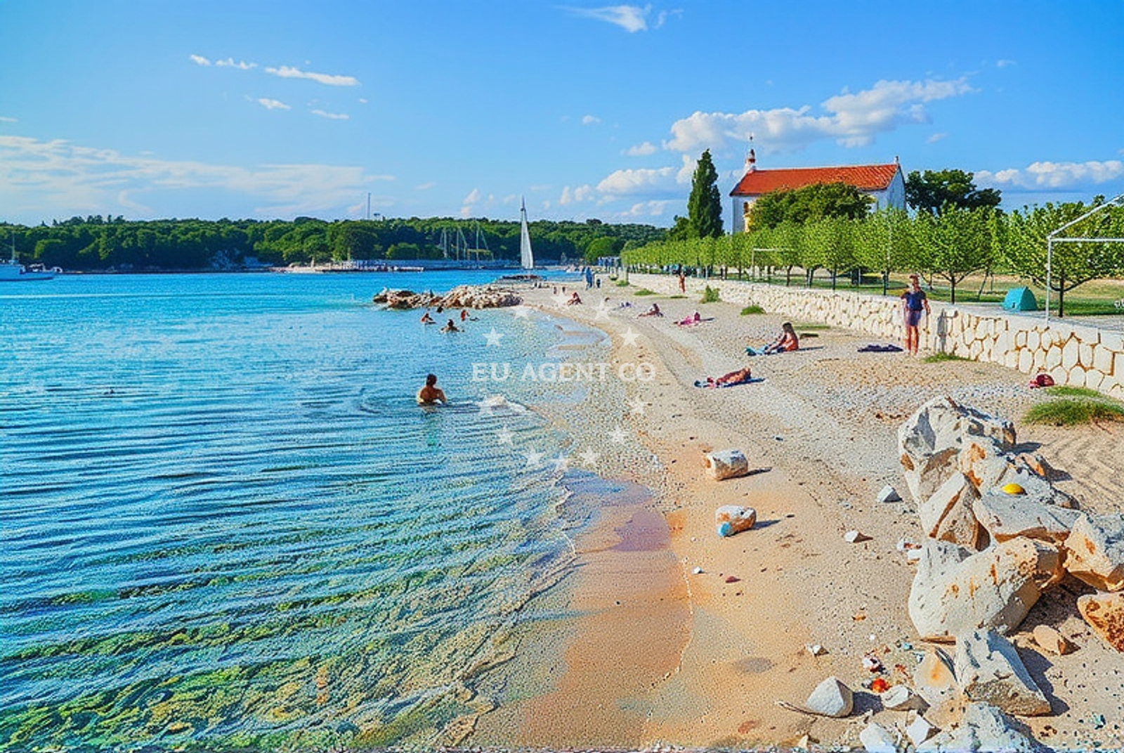 Additional view of Punat beach II in Buka ulica 15, Punat
