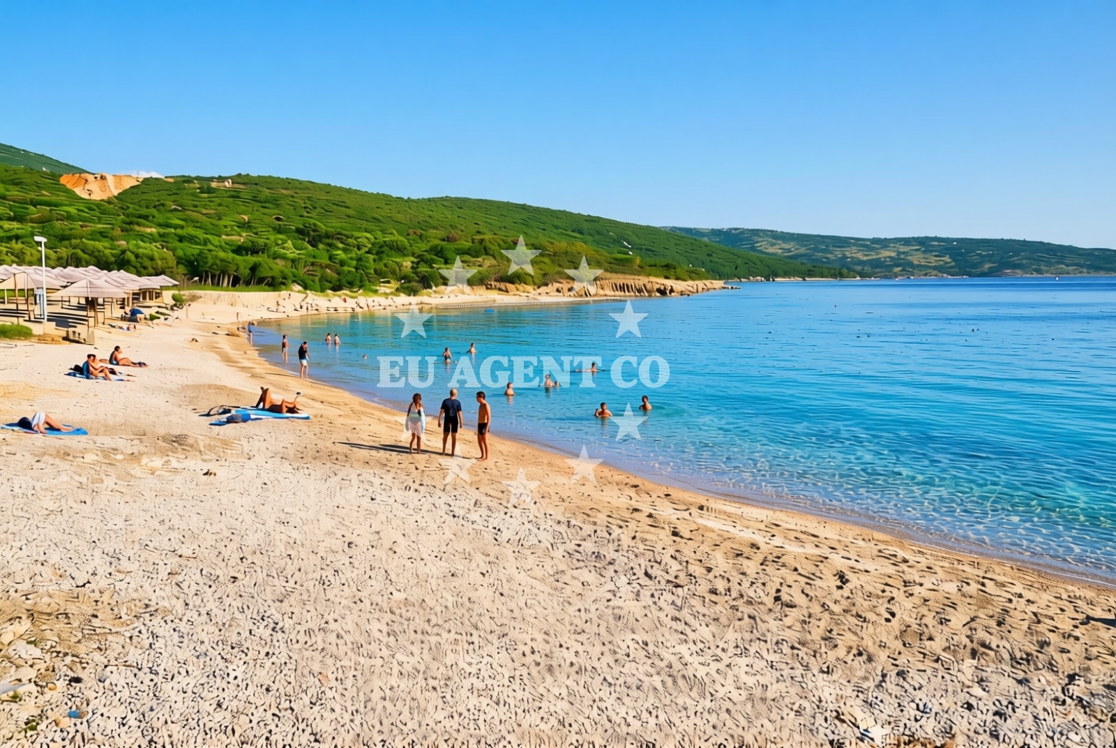 Overview of Punat (Krk): beaches and coves (10) in Punat (Krk)