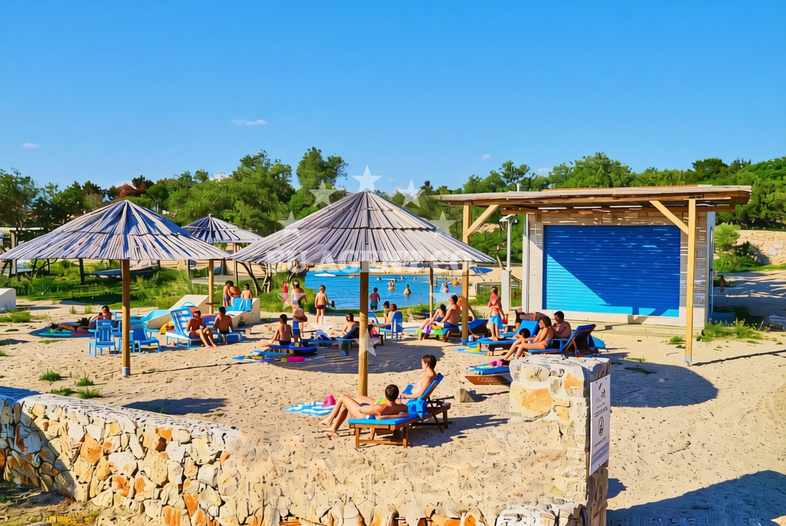 Beach facilities and surroundings at Punat (Krk): beaches and coves (10) in Punat (Krk)