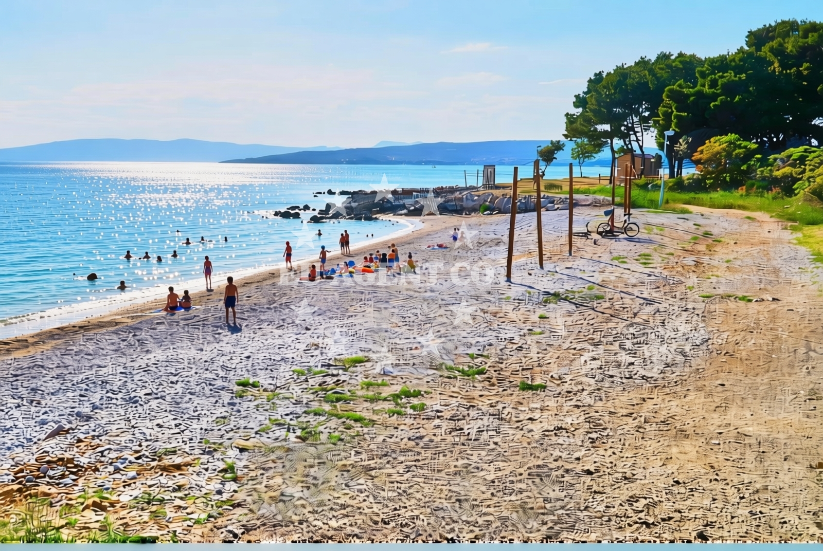 Additional view of Punat (Krk): beaches and coves (10) in Punat (Krk)