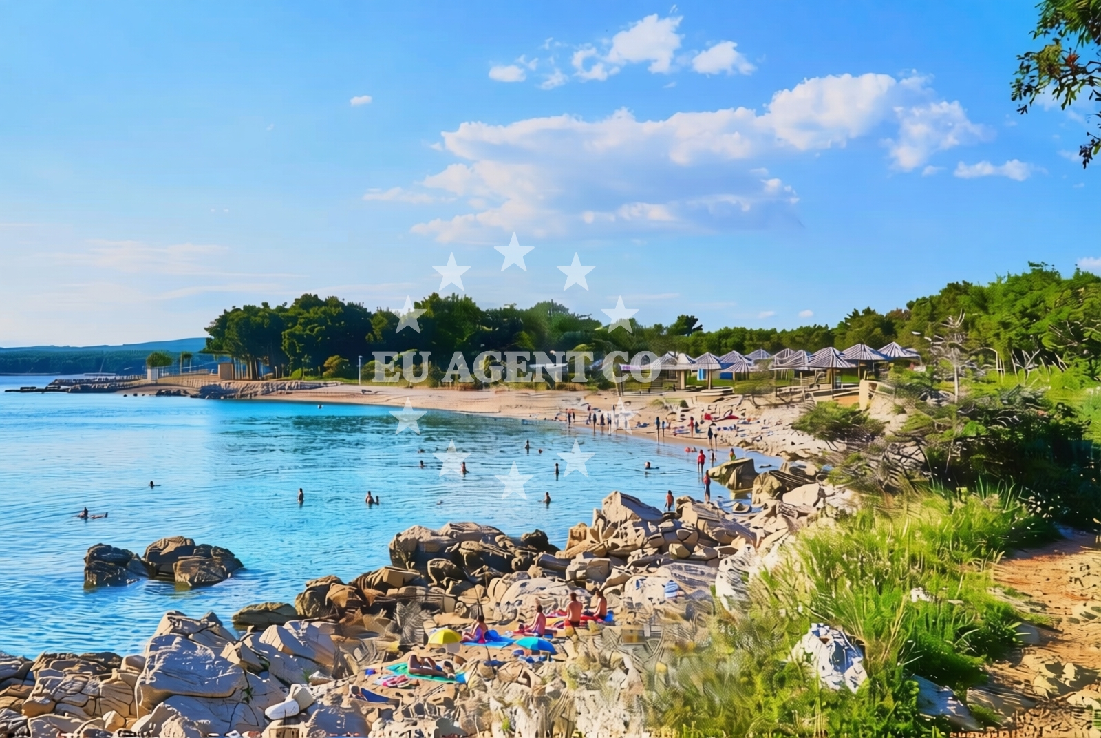 Additional view of Punat (Krk): beaches and coves (10) in Punat (Krk)