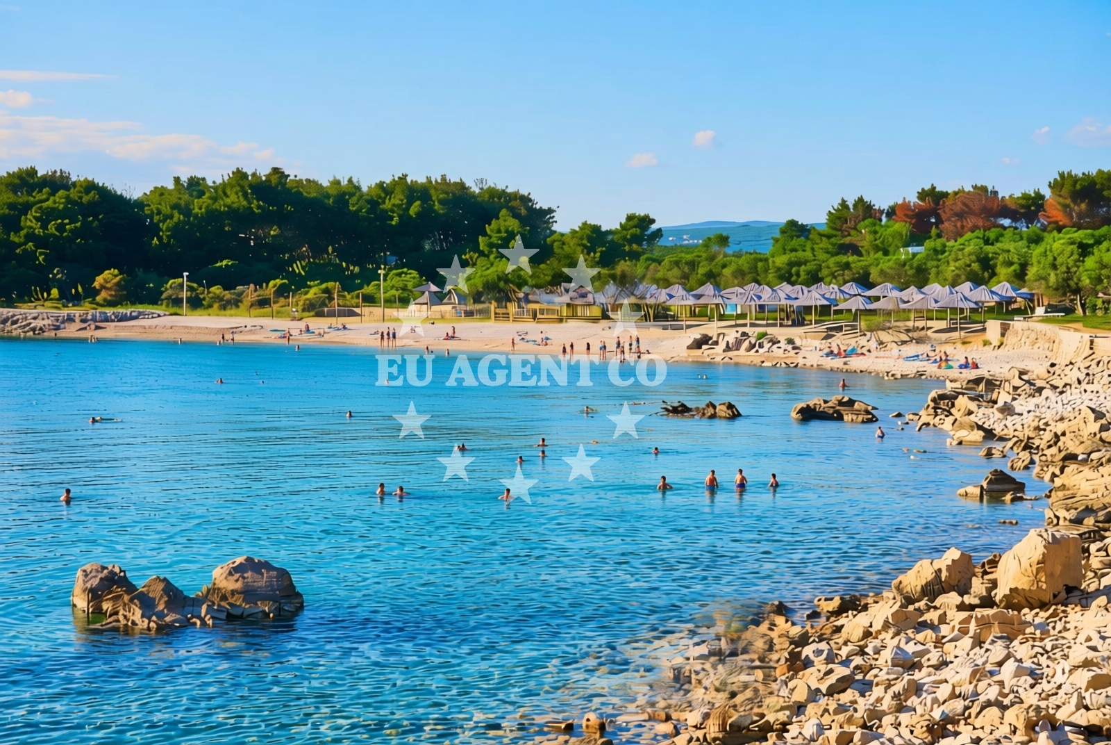 Additional view of Punat (Krk): beaches and coves (10) in Punat (Krk)