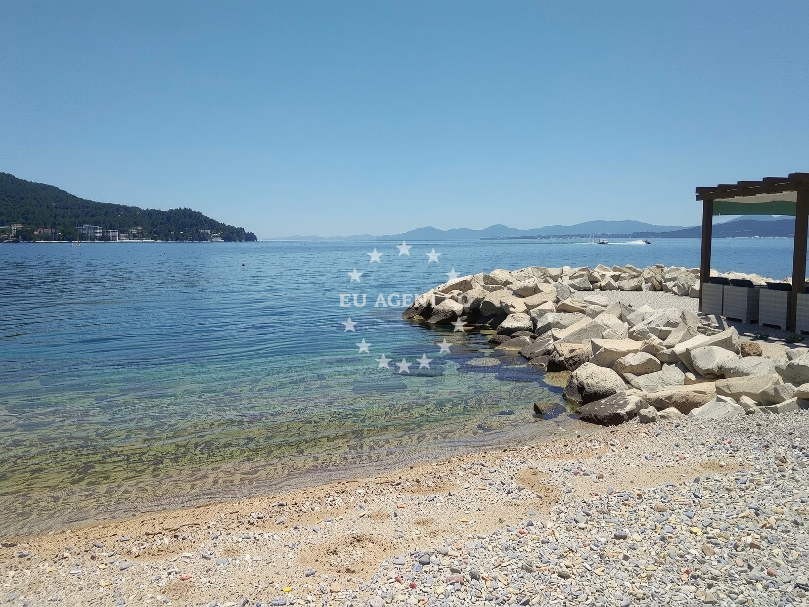 Sea and coastal view of Punta beach