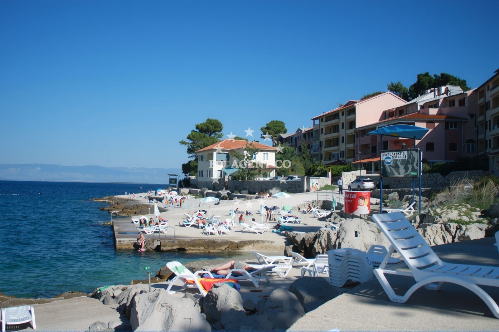 Additional view of Punta beach in otok Mali Lošinj Apartmaji Punta, Veli Lošinj