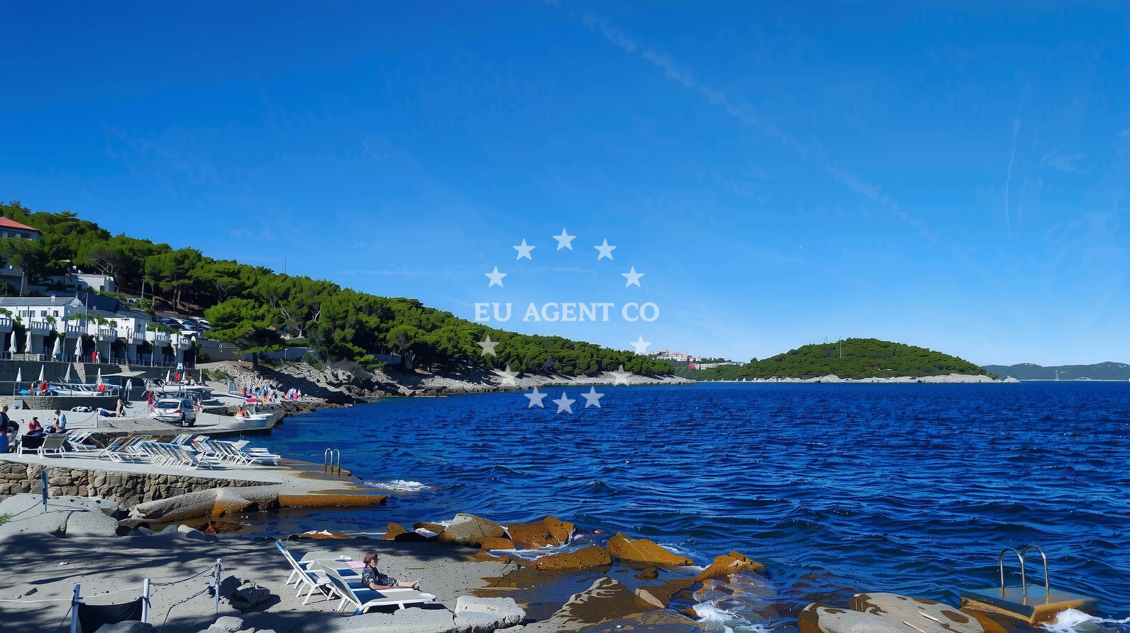 Additional view of Punta beach in otok Mali Lošinj Apartmaji Punta, Veli Lošinj