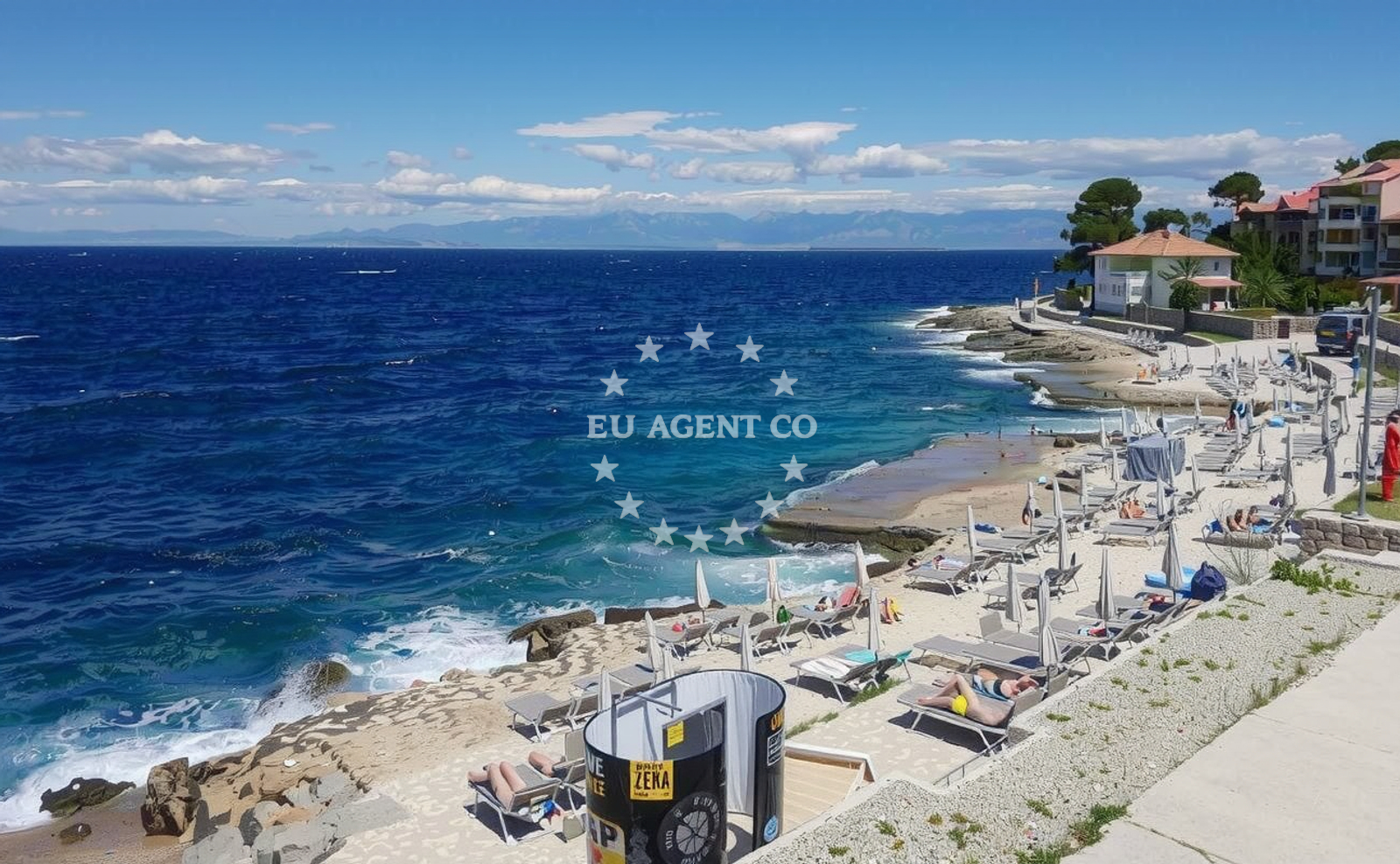 Additional view of Punta beach in otok Mali Lošinj Apartmaji Punta, Veli Lošinj