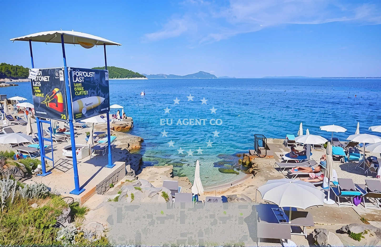 Additional view of Punta beach in otok Mali Lošinj Apartmaji Punta, Veli Lošinj