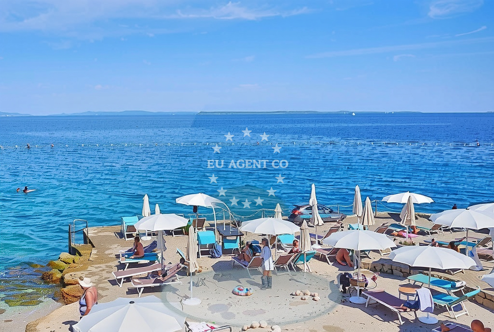 Additional view of Punta beach in otok Mali Lošinj Apartmaji Punta, Veli Lošinj