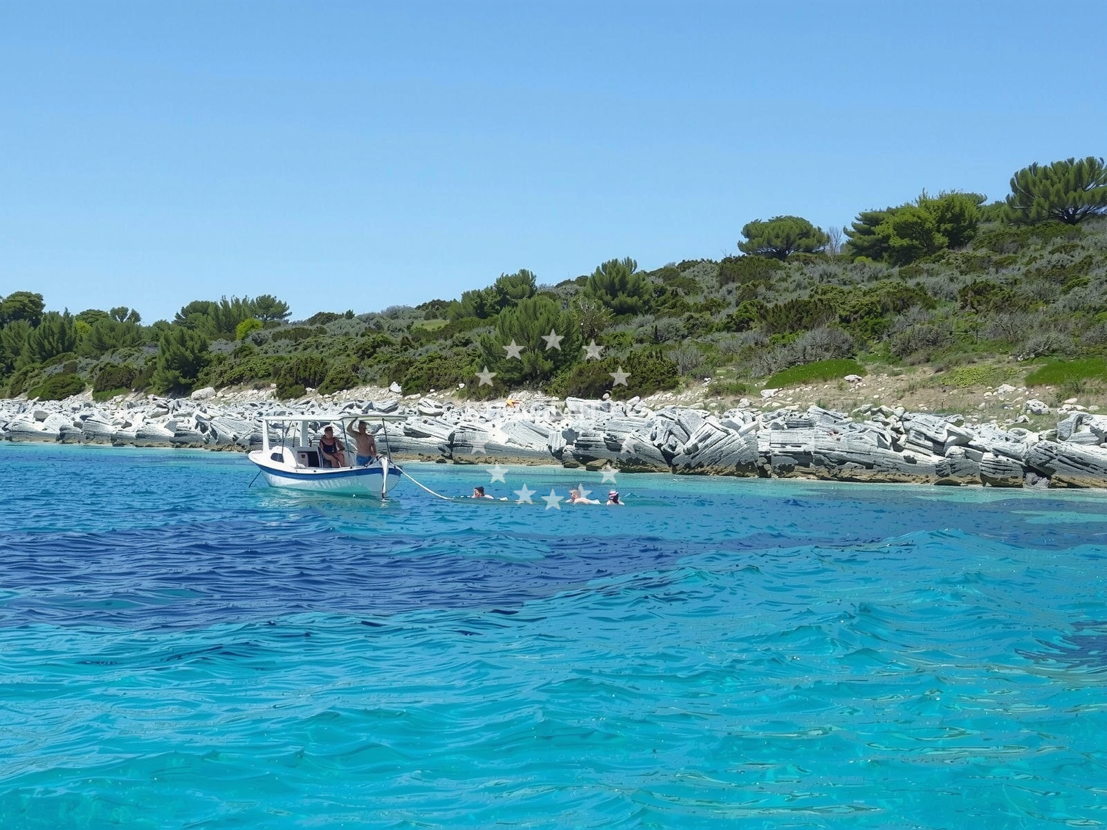 Sea and coastal view of Punta beach in Stracincica bb, Vela Luka