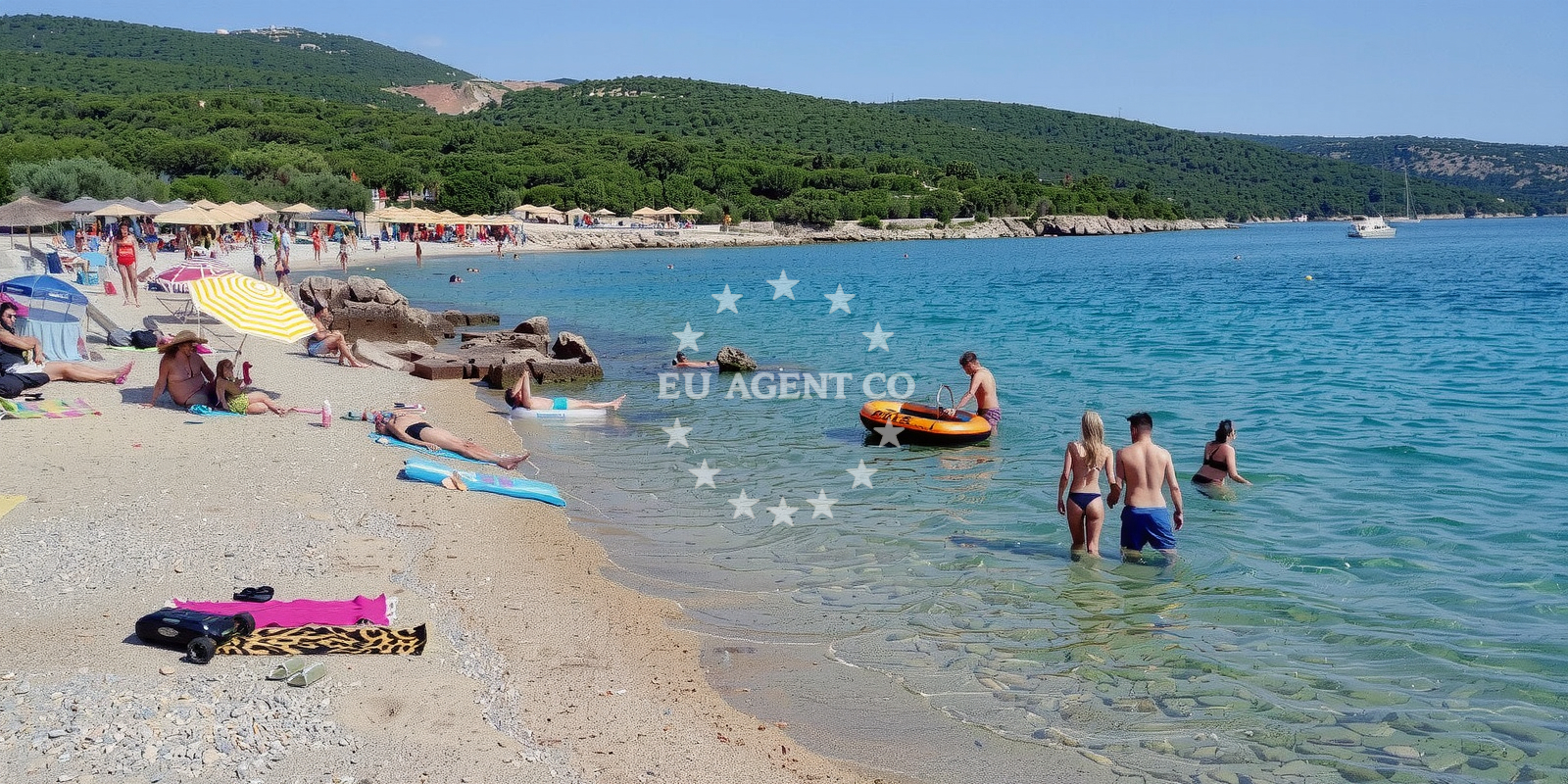 Additional view of Punta Debi beach in Buka ulica 15, Punat