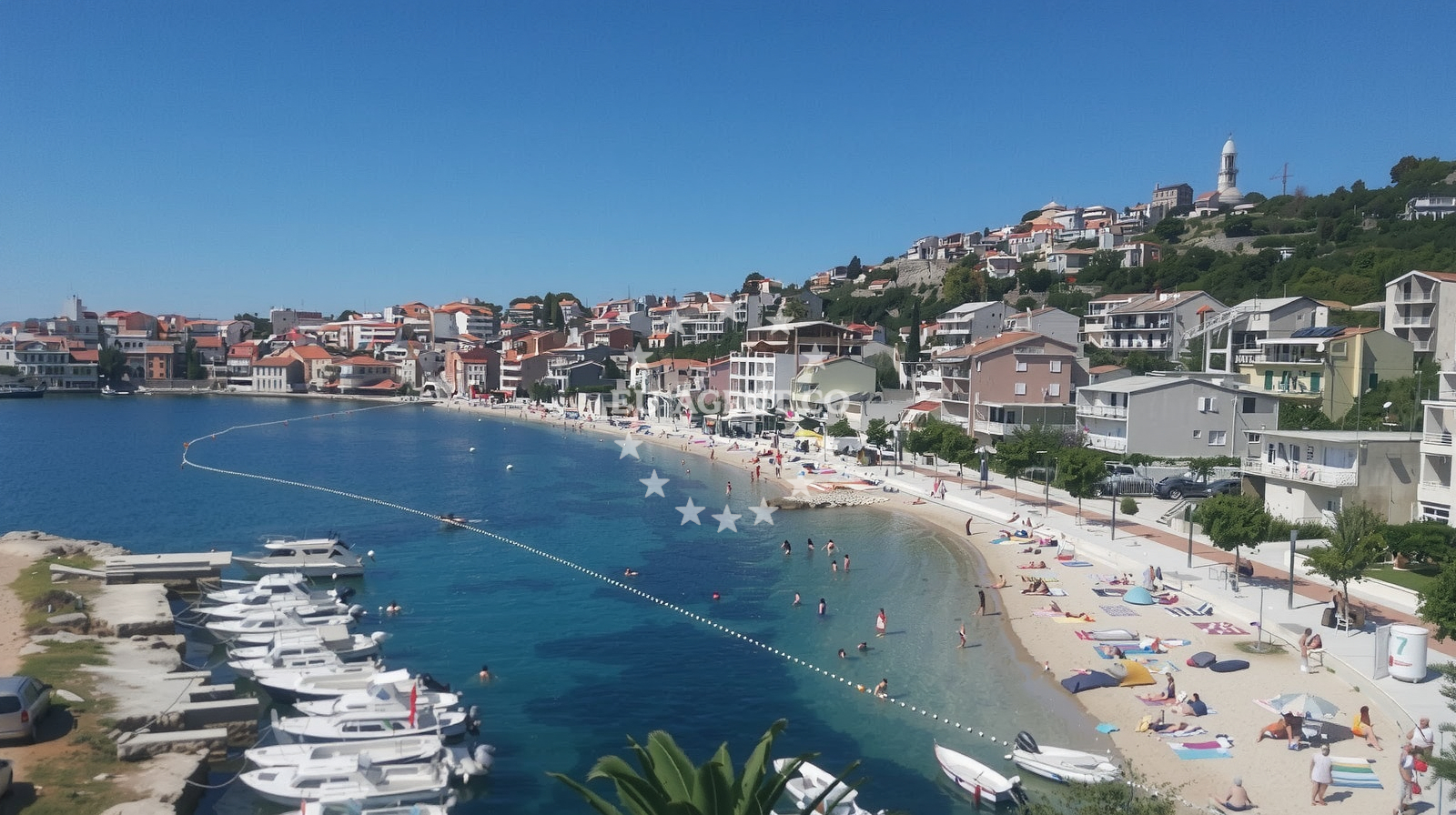 Sea and coastal view of Punta II beach in igrane 206/A, Igrane
