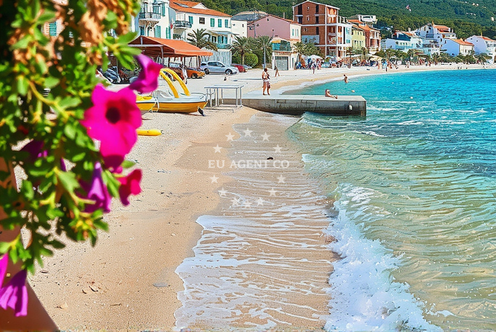 Additional view of Punta II beach in igrane 206/A, Igrane