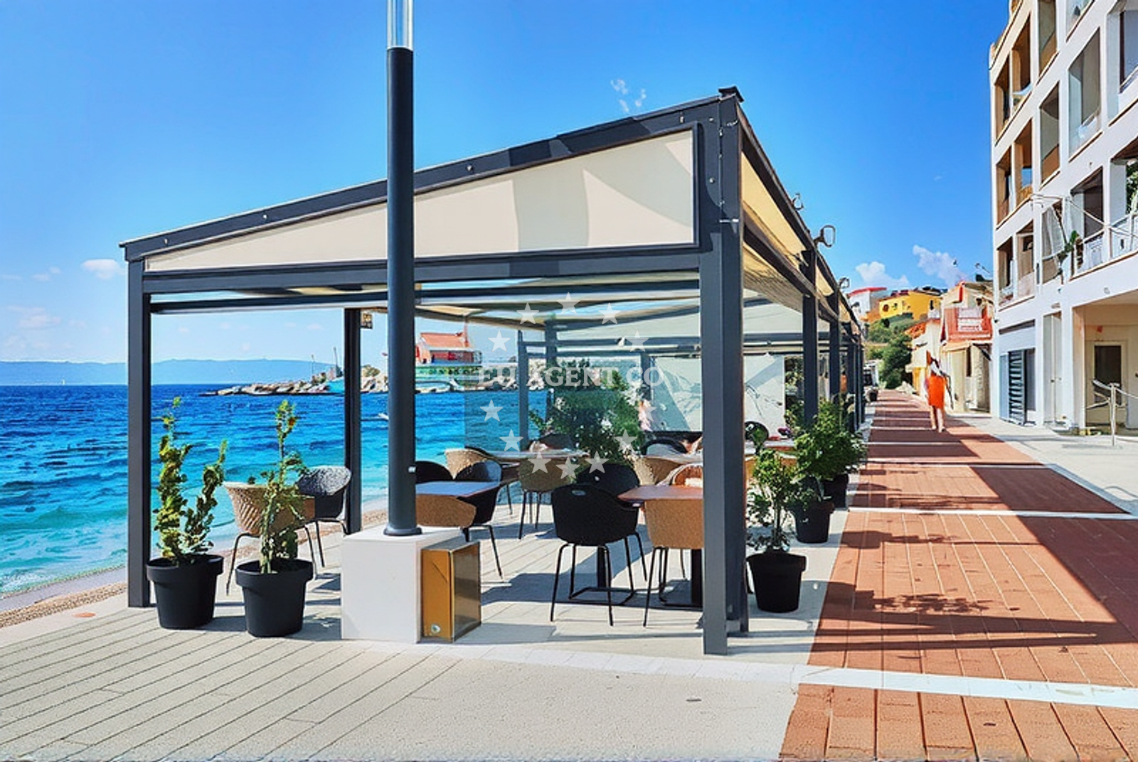 Additional view of Punta II beach in igrane 206/A, Igrane