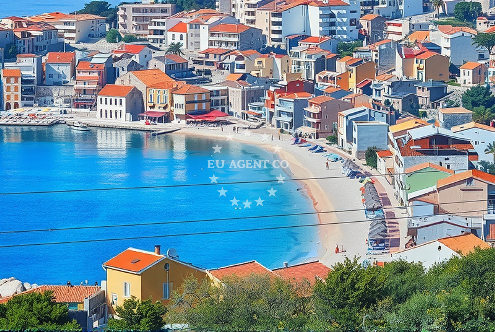 Additional view of Punta II beach in igrane 206/A, Igrane
