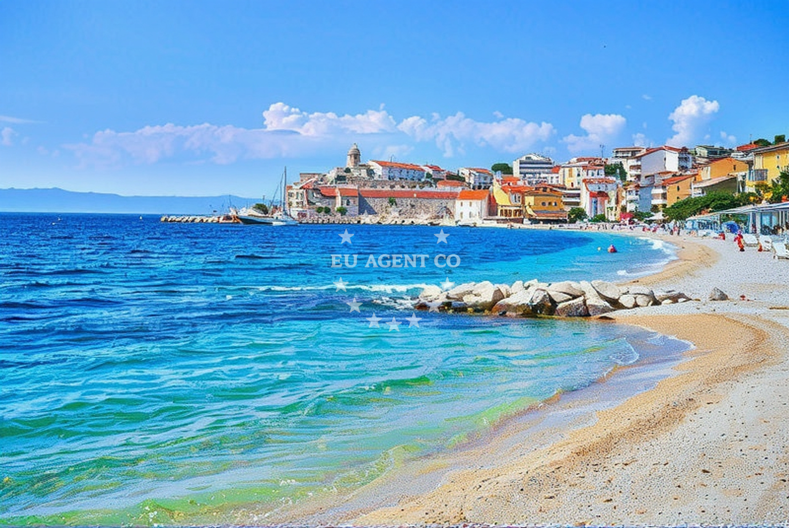 Additional view of Punta II beach in igrane 206/A, Igrane